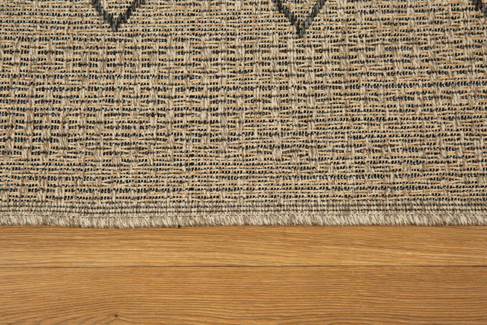 San Pedro SP03 Natural Tan Indoor/Outdoor Rug — view 4