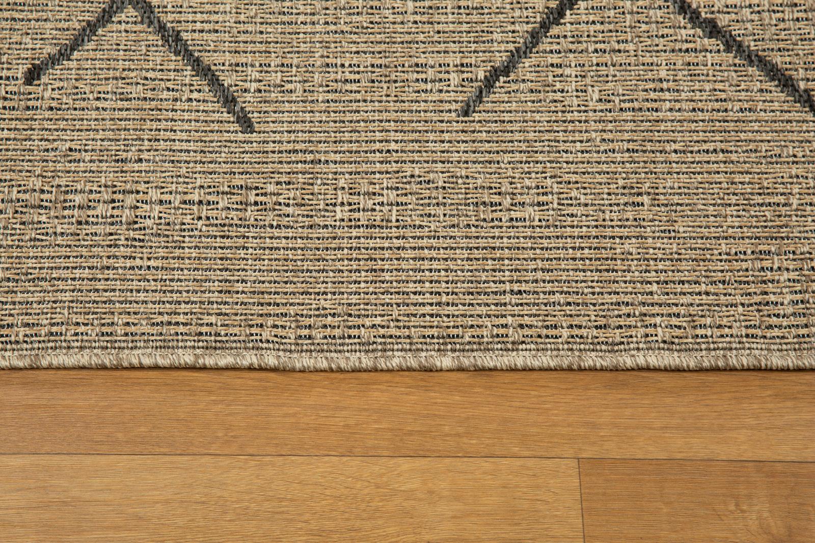 San Pedro SP03 Natural Tan Indoor/Outdoor Rug — view 9
