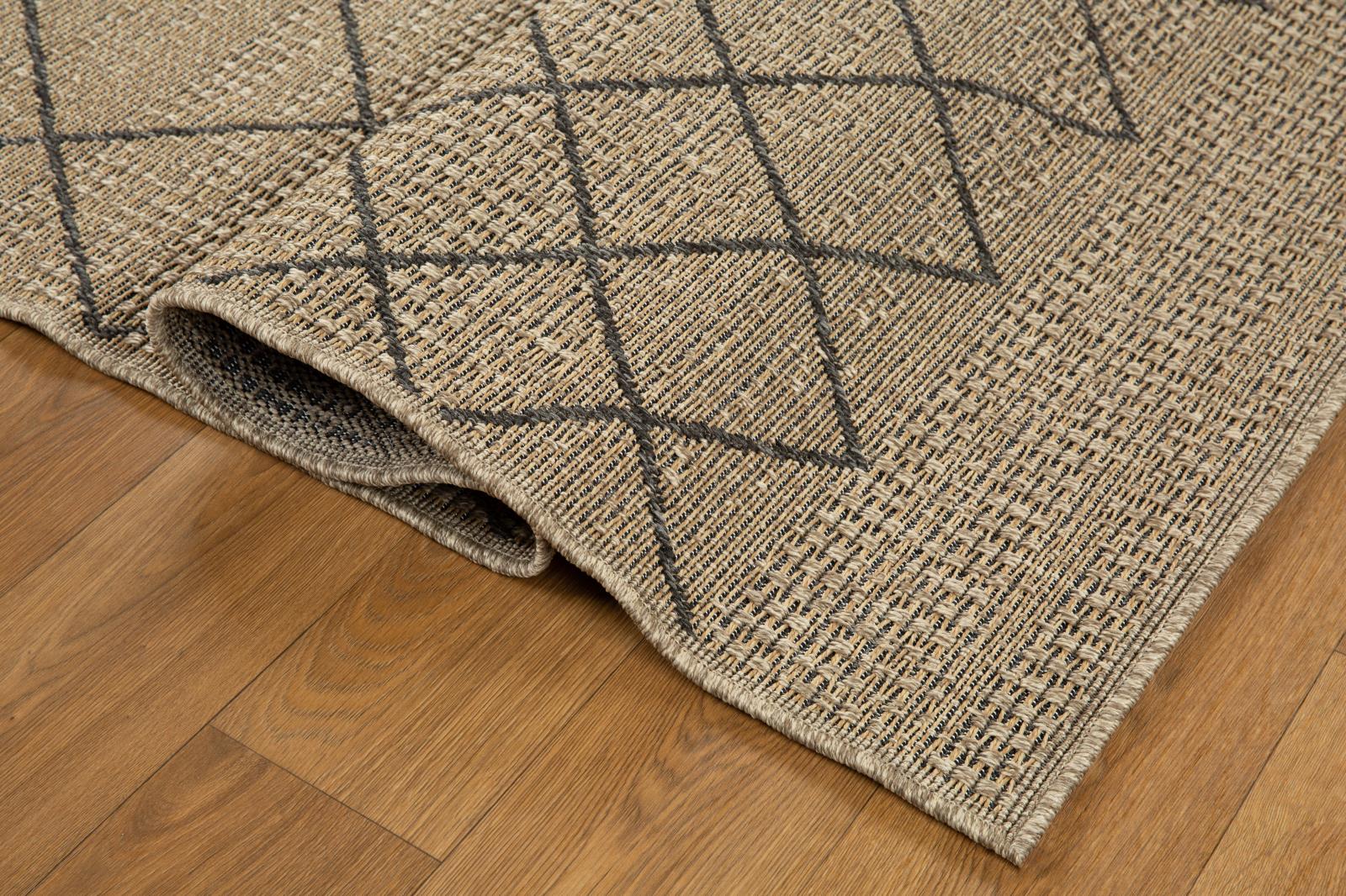 San Pedro SP03 Natural Tan Indoor/Outdoor Rug — view 5