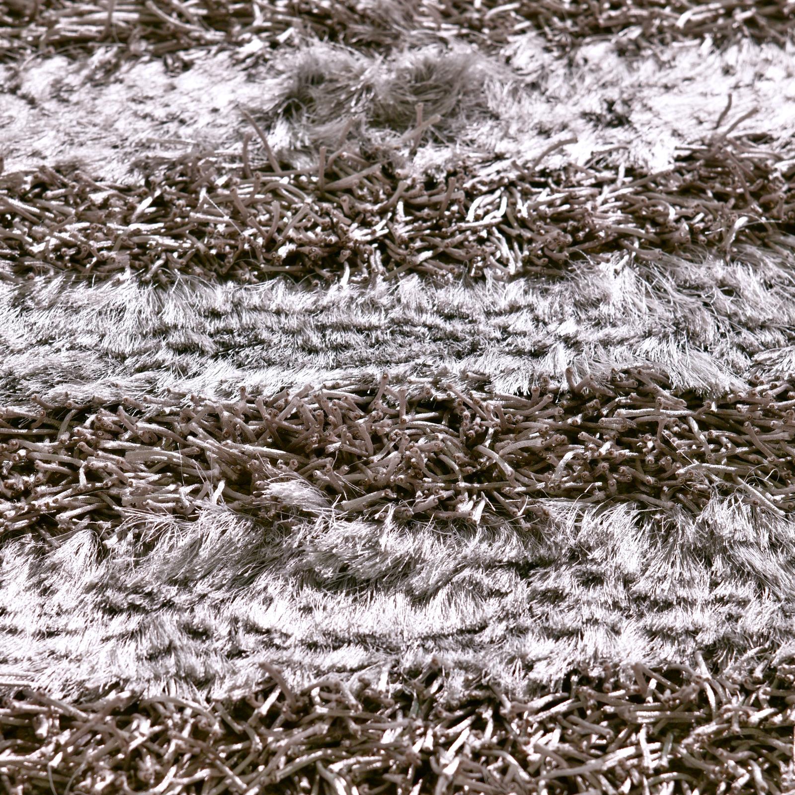 Mykonos MY57 Silver Gray Shag Rug — view 4