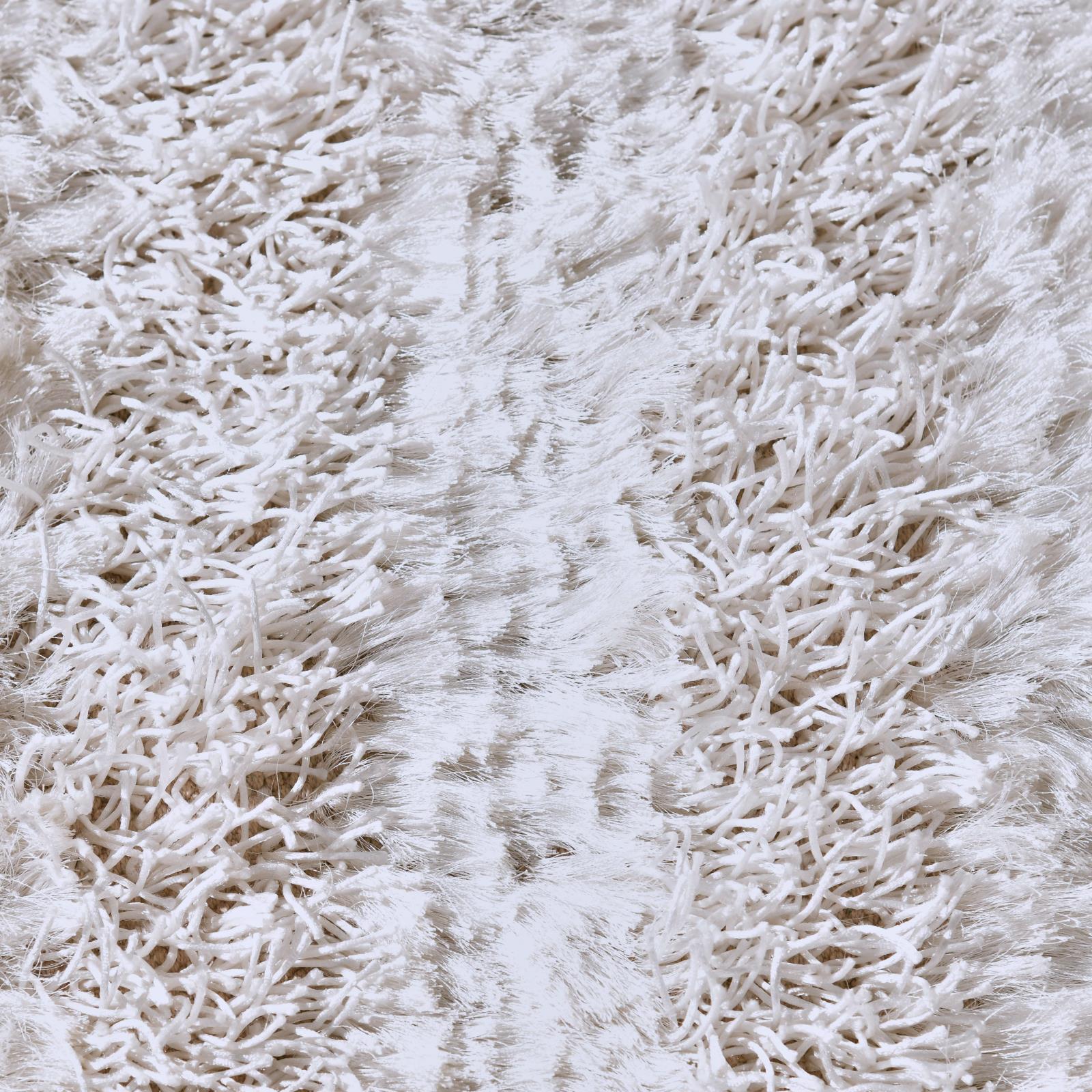 Mykonos MY58 White Shag Rug — view 3