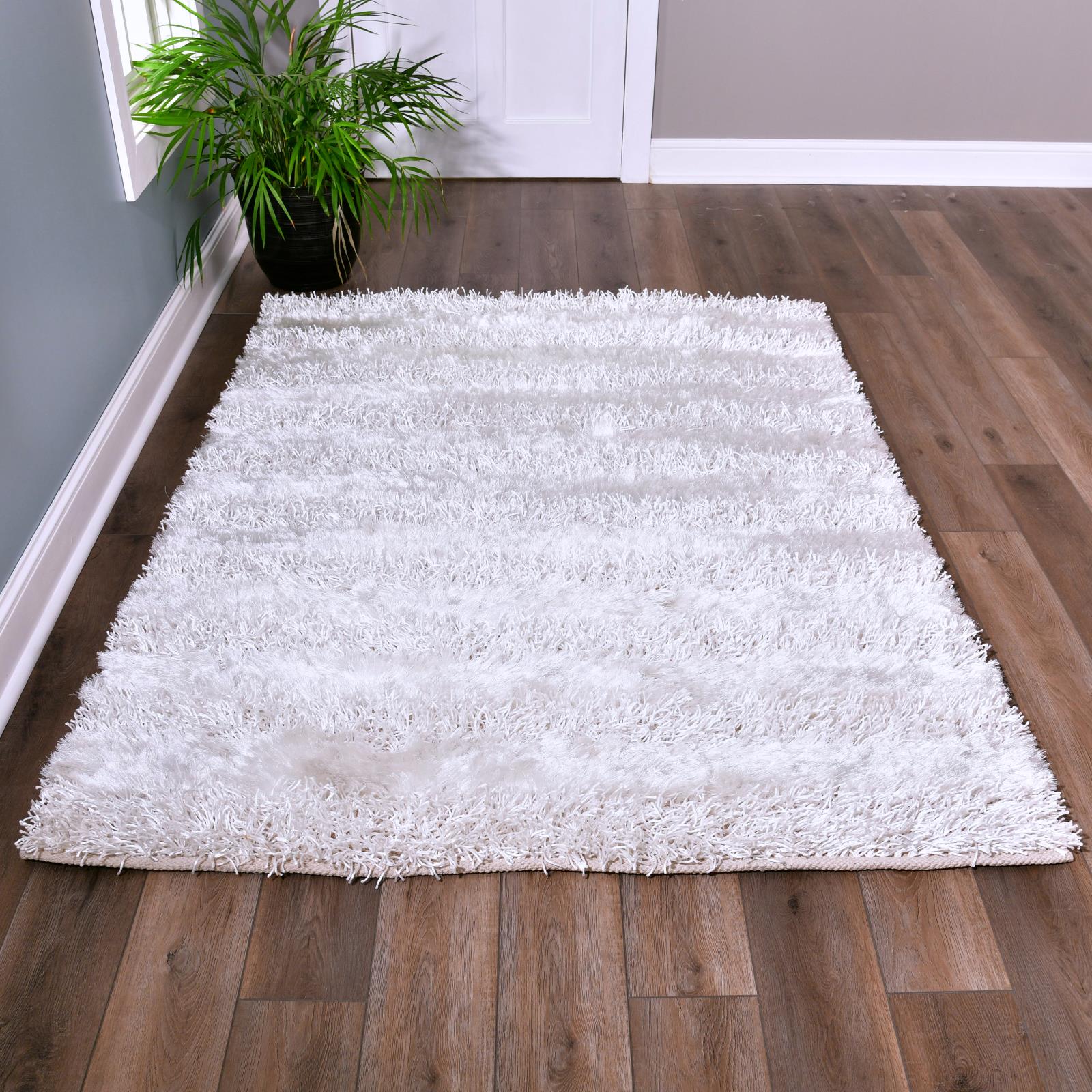 Mykonos MY58 White Shag Rug