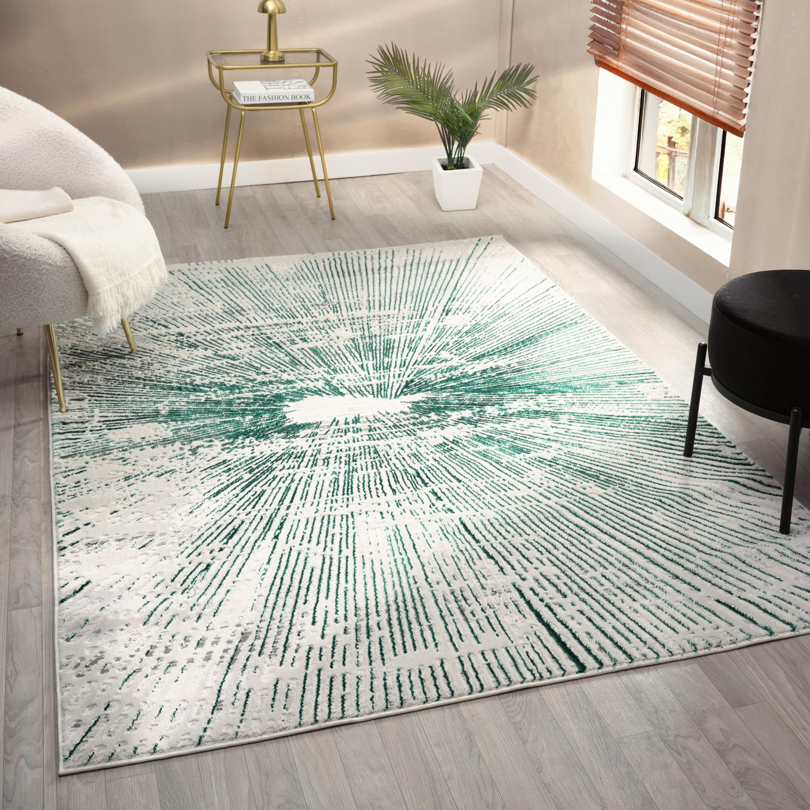Mila 04 Green Area Rug — view 2