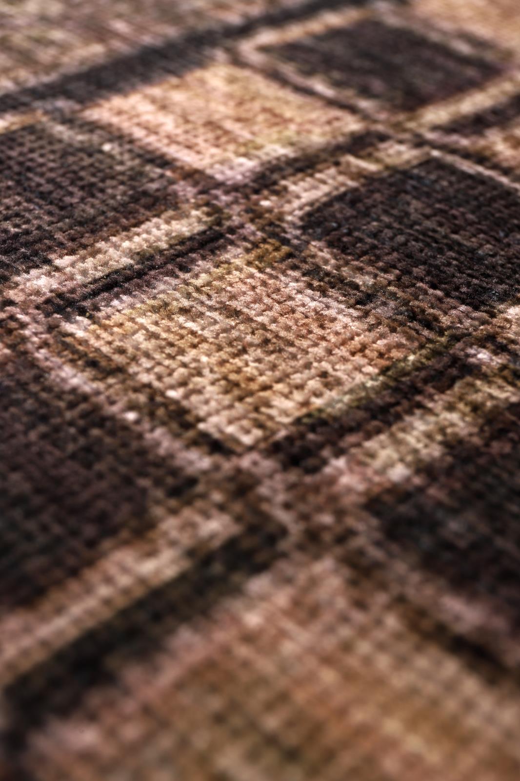 Washable WR12 Brown Area Rug — view 5
