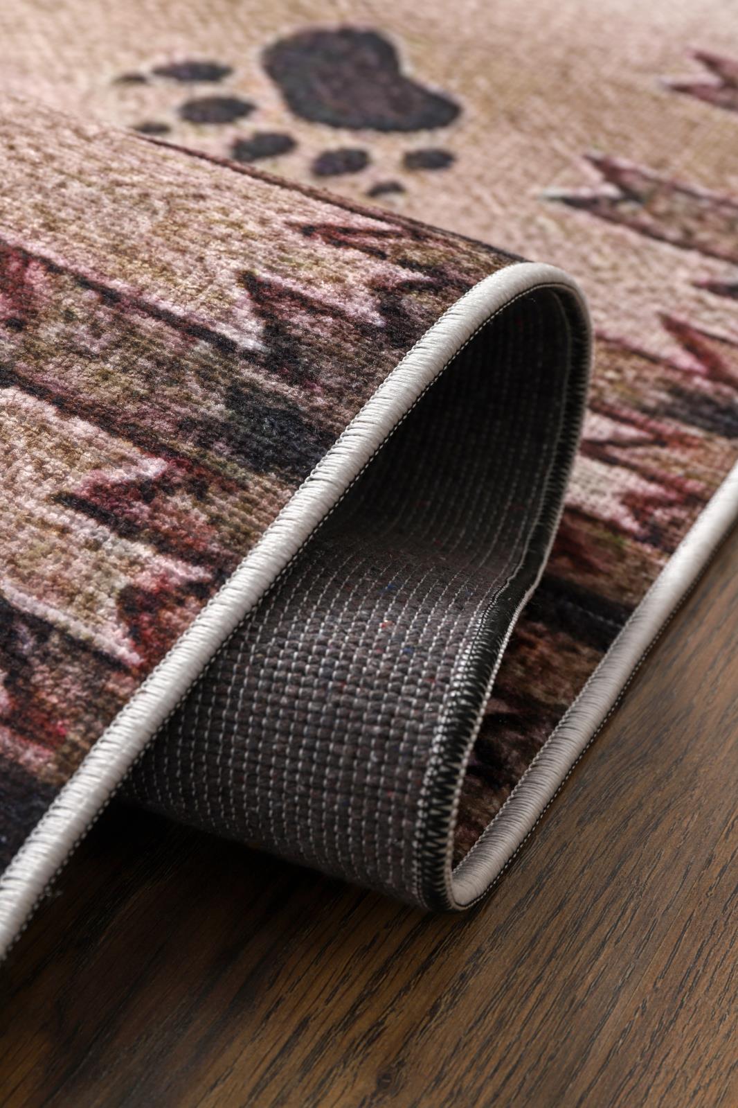Washable WR14 Tan Area Rug — view 7