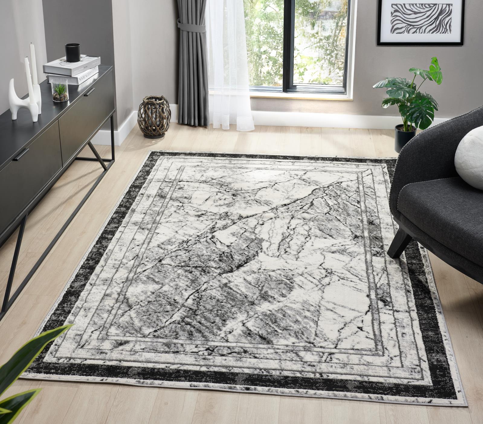 Atlas ATL14 Black Area Rug — view 2