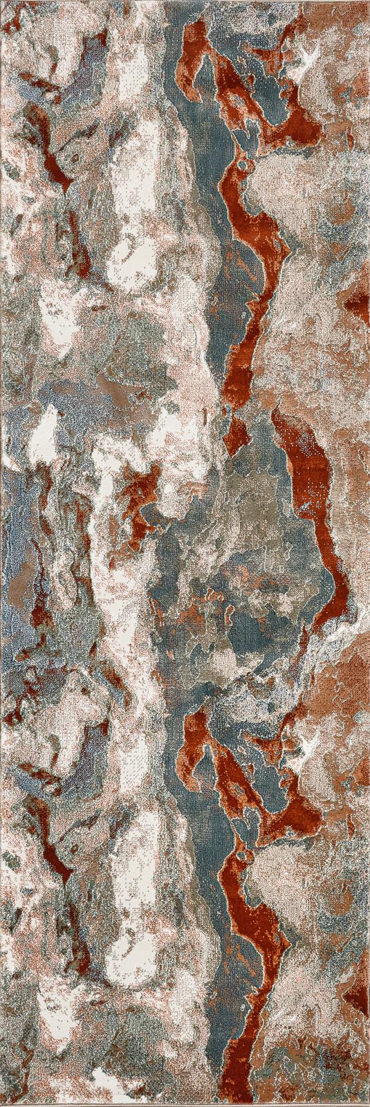 Layan LY04 Rust Area Rug — view 6