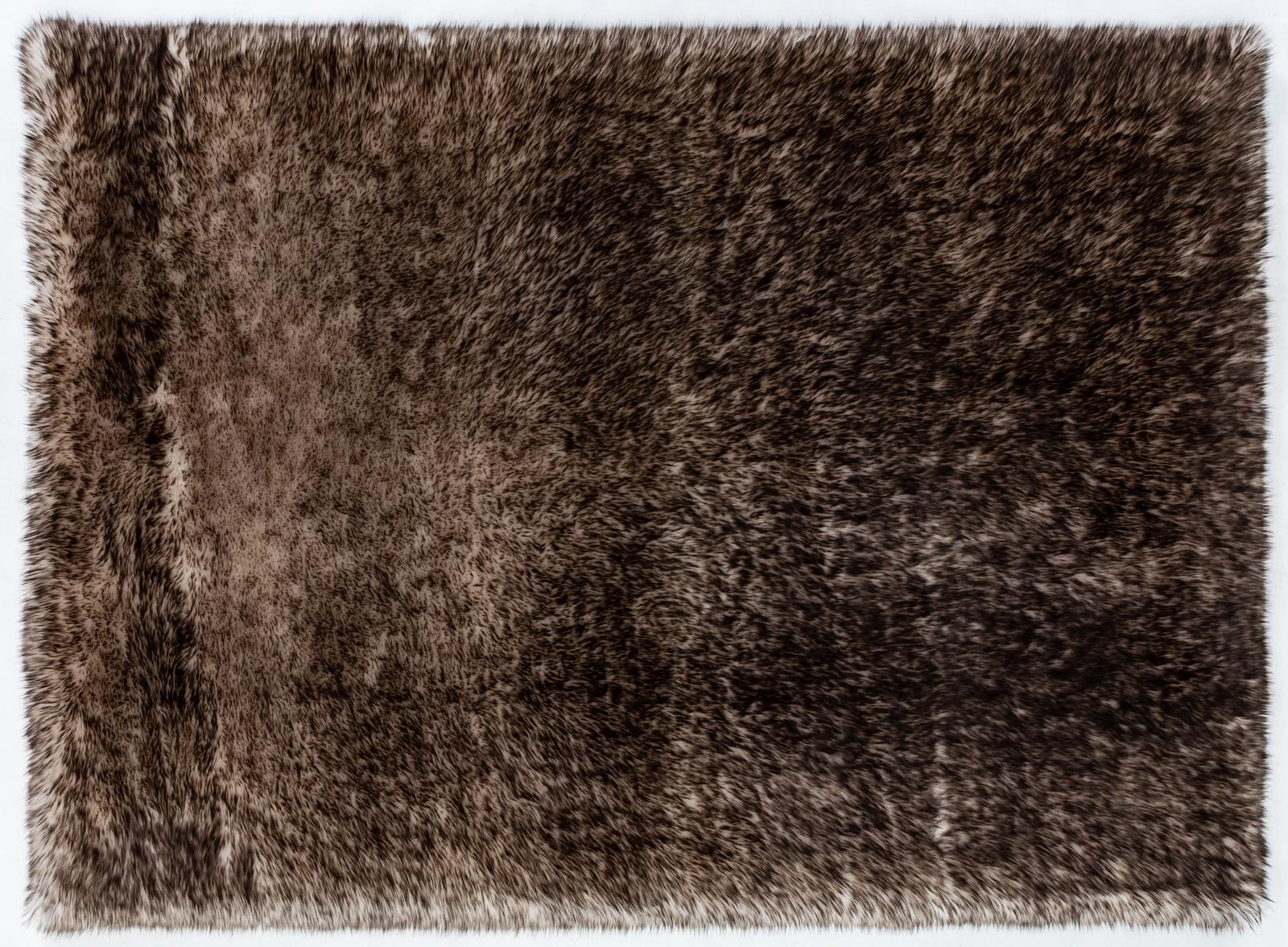 Flokati FA03 Brown Shag Rug — view 6