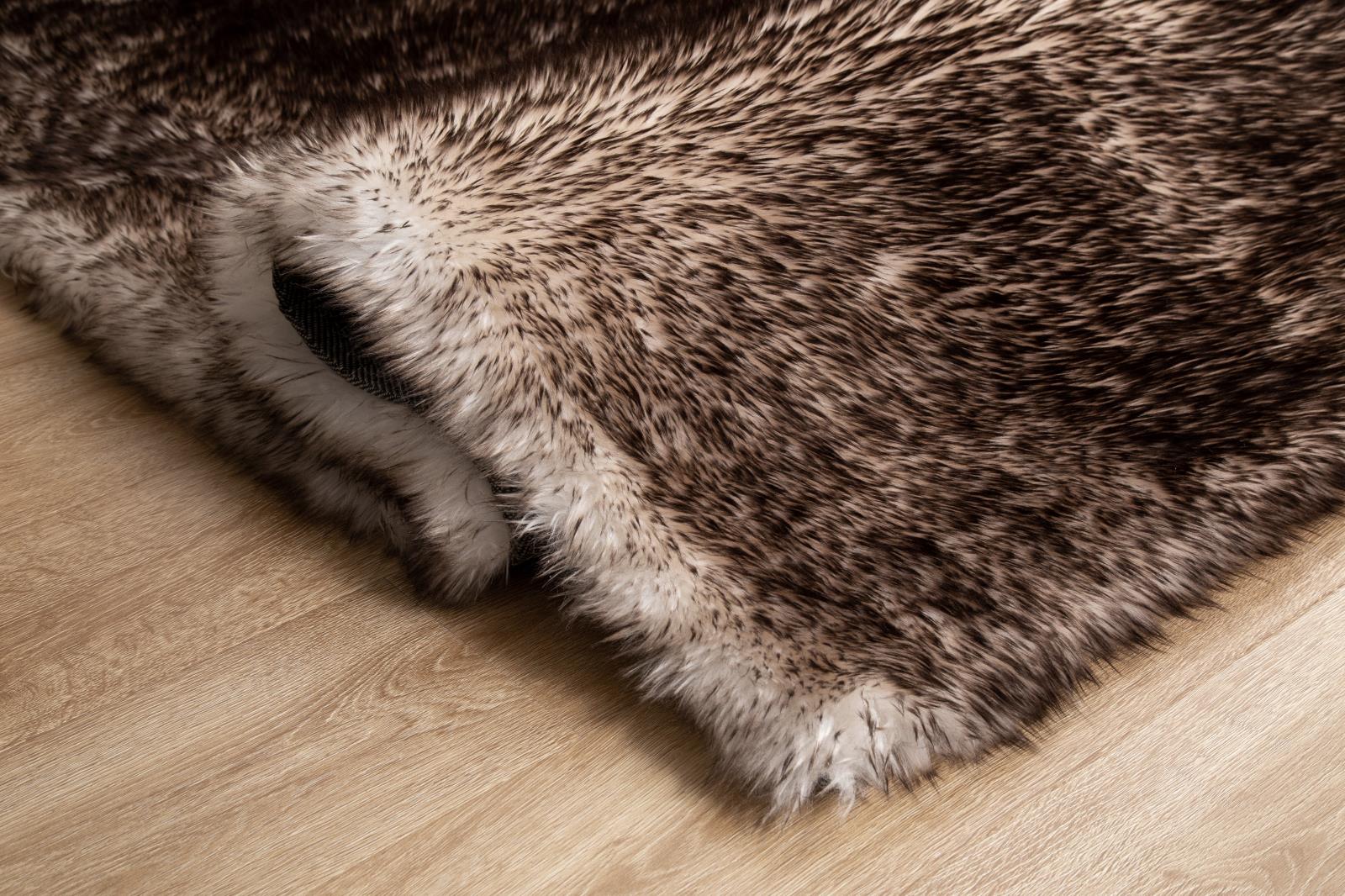 Flokati FA03 Brown Shag Rug — view 5