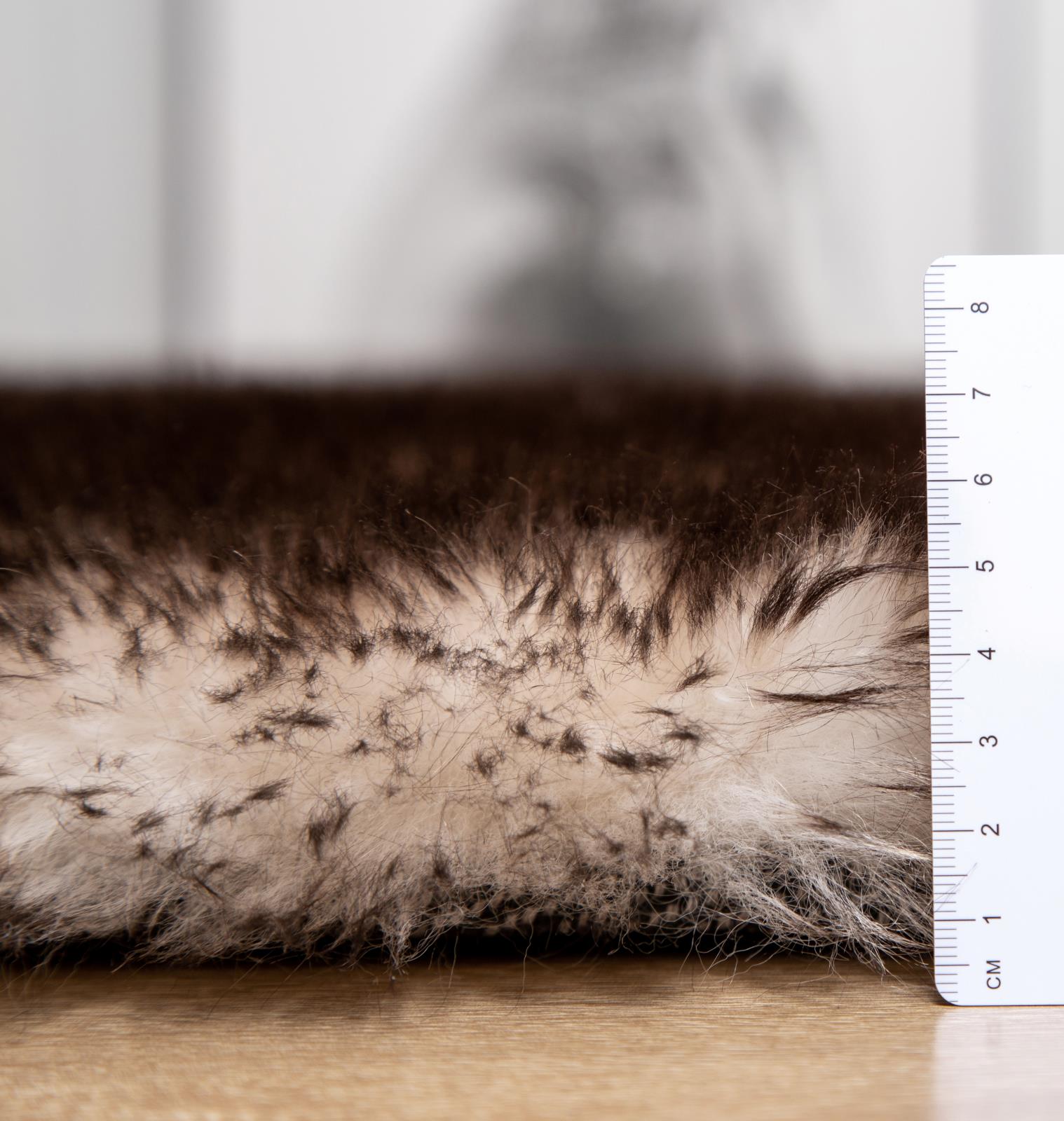 Flokati FA03 Brown Shag Rug — view 2
