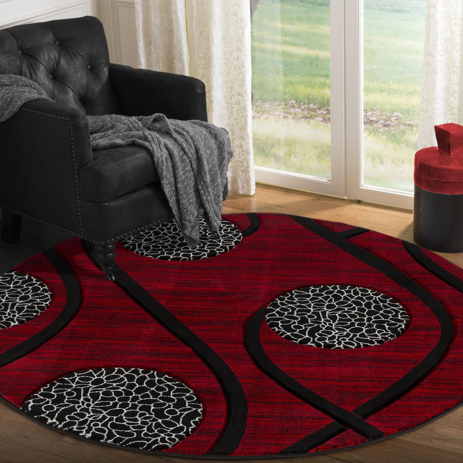 Orelsi OR31 Red Area Rug — view 2
