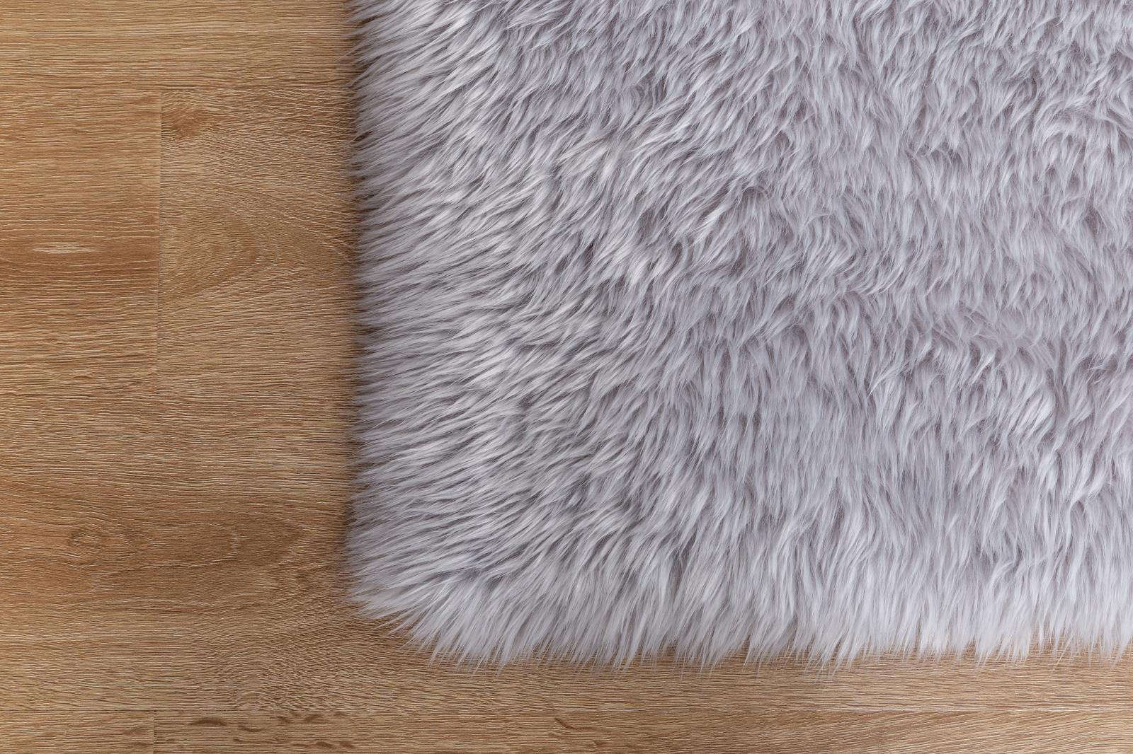 Flokati FA02 Gray Shag Rug — view 4