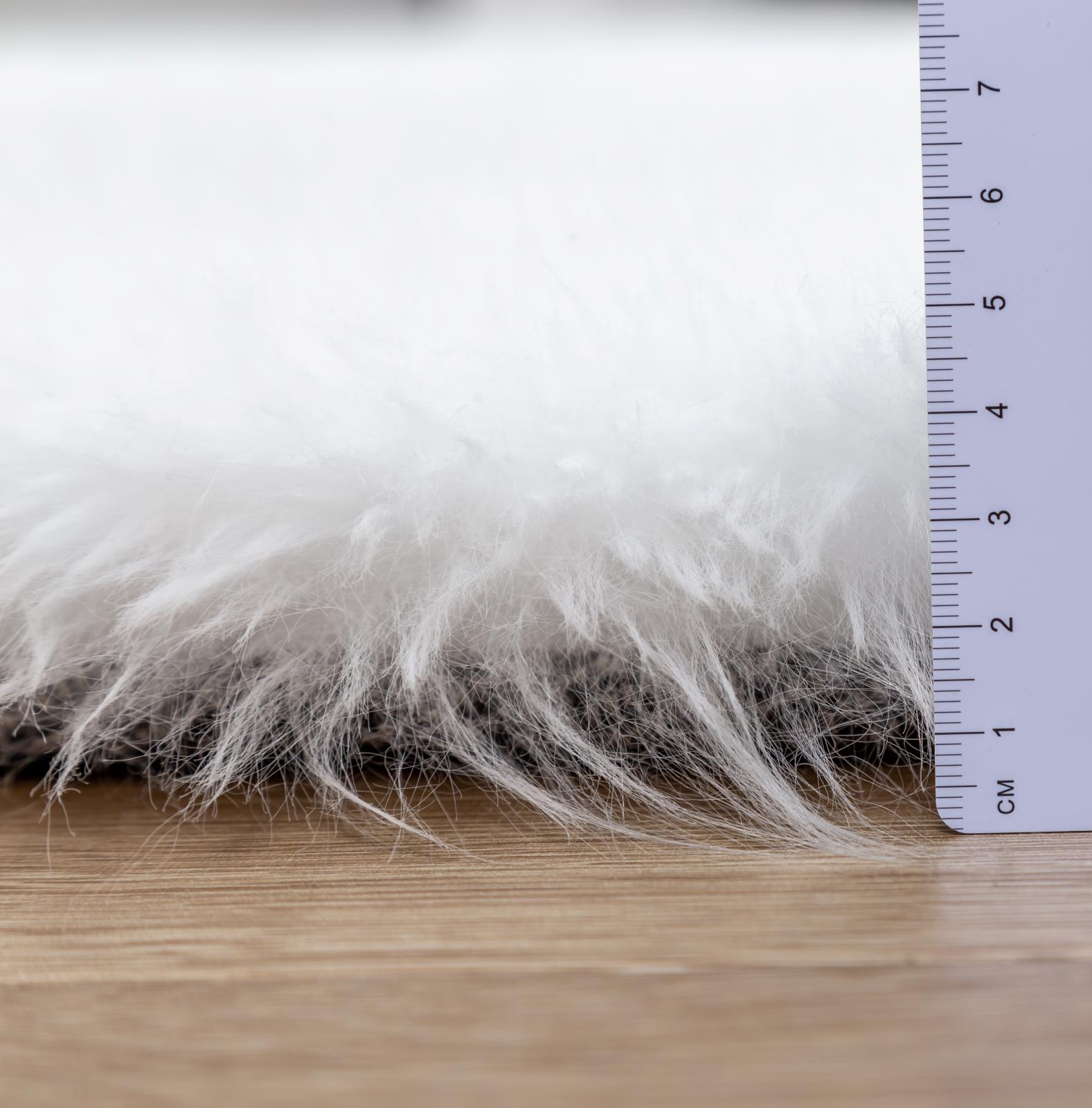 Flokati FA01 White Shag Rug — view 2