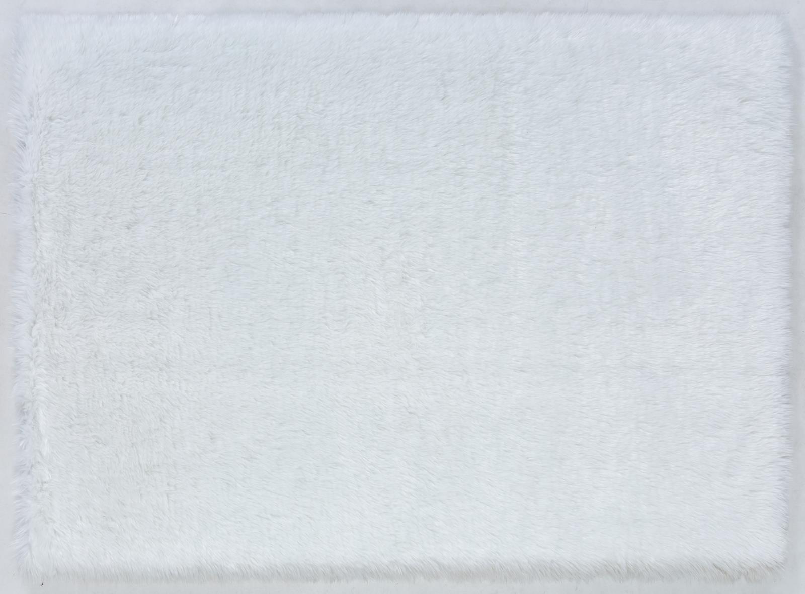 Flokati FA01 White Shag Rug — view 6