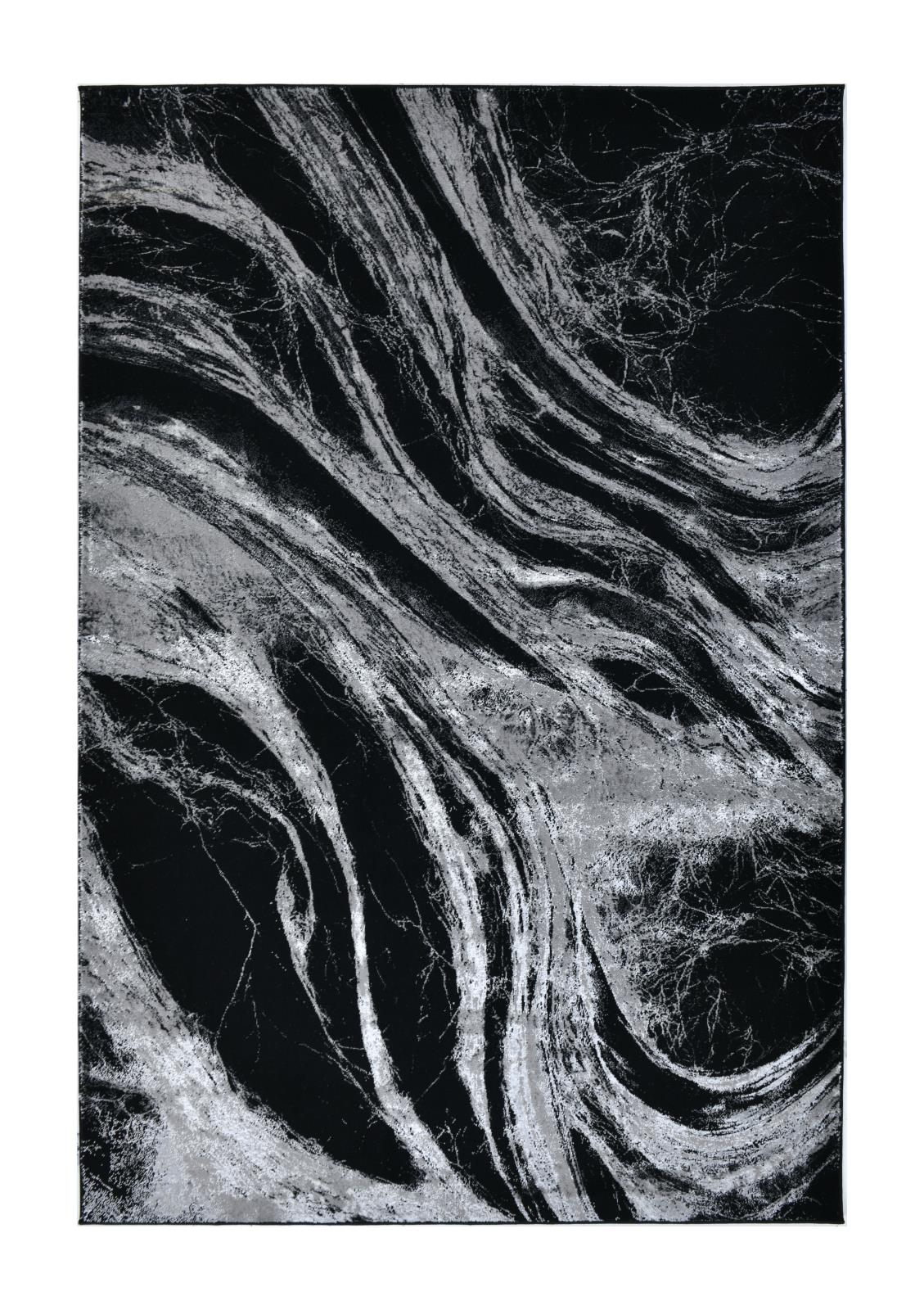 Selena SL01 Black Area Rug — view 2