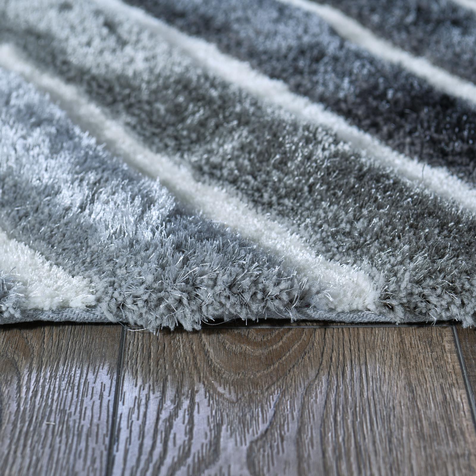 Mateos MS70 Gray Shag Rug — view 7