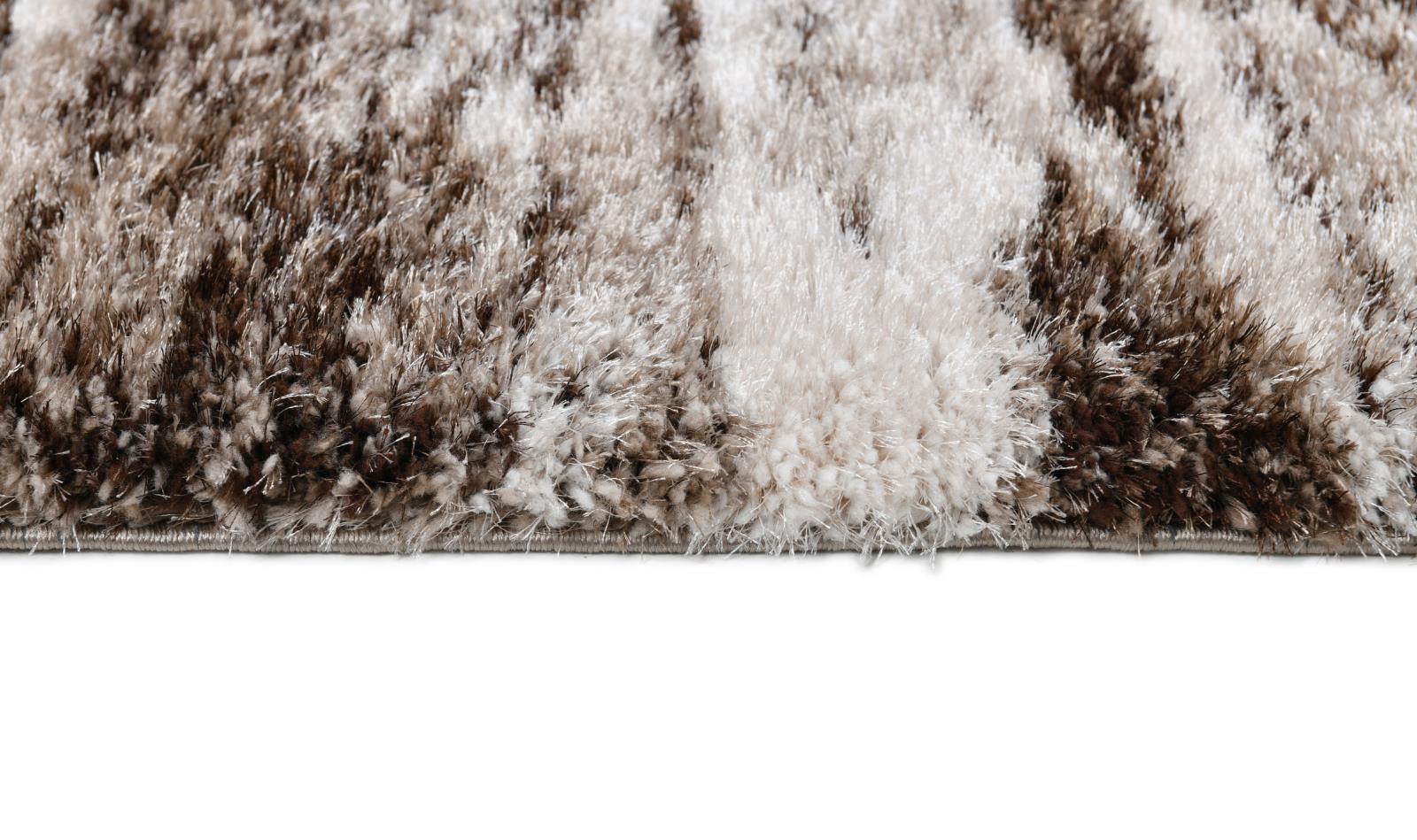 Emily EY01 Beige Shag Rug — view 3