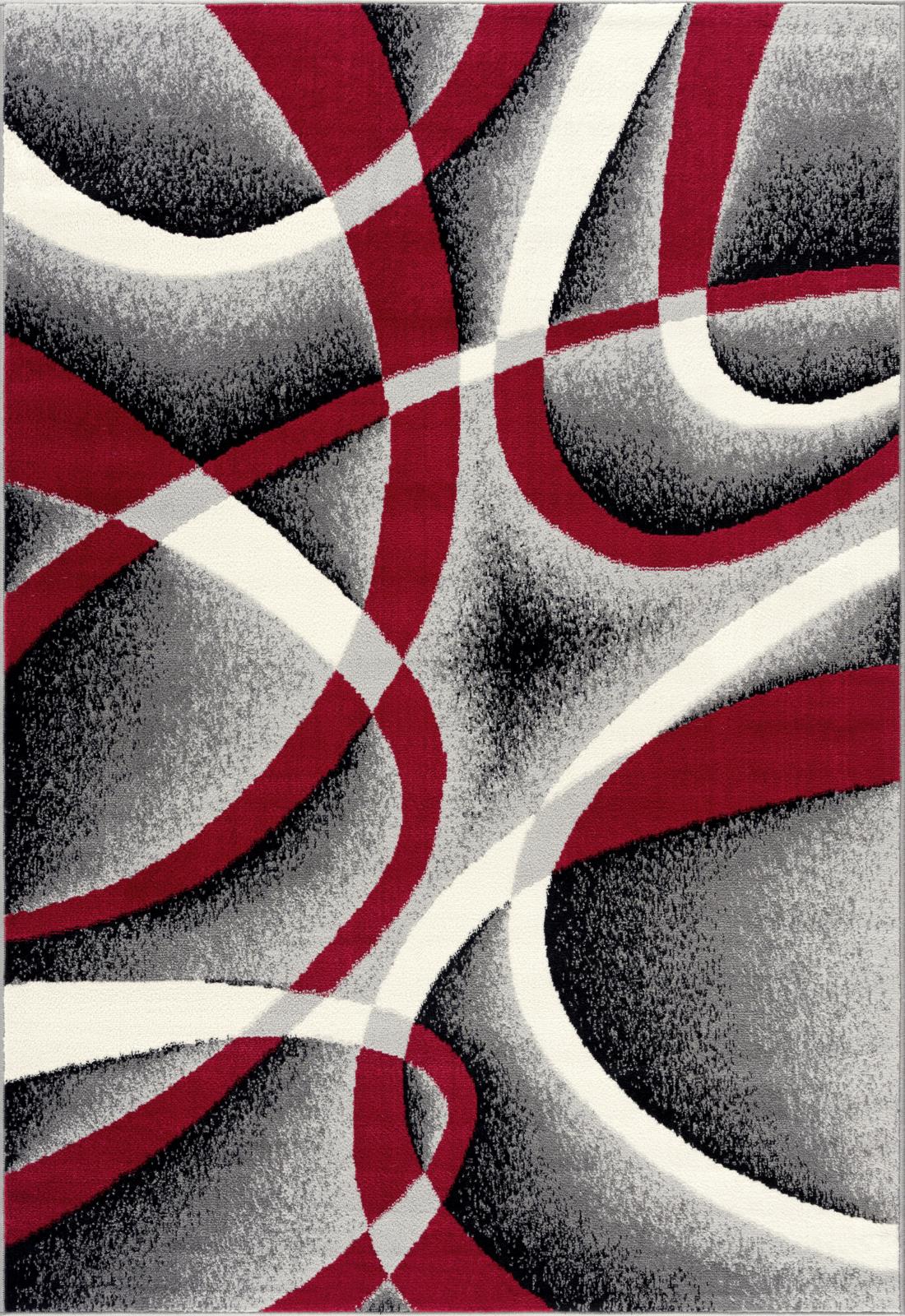 Waves WV03 Gray Area Rug