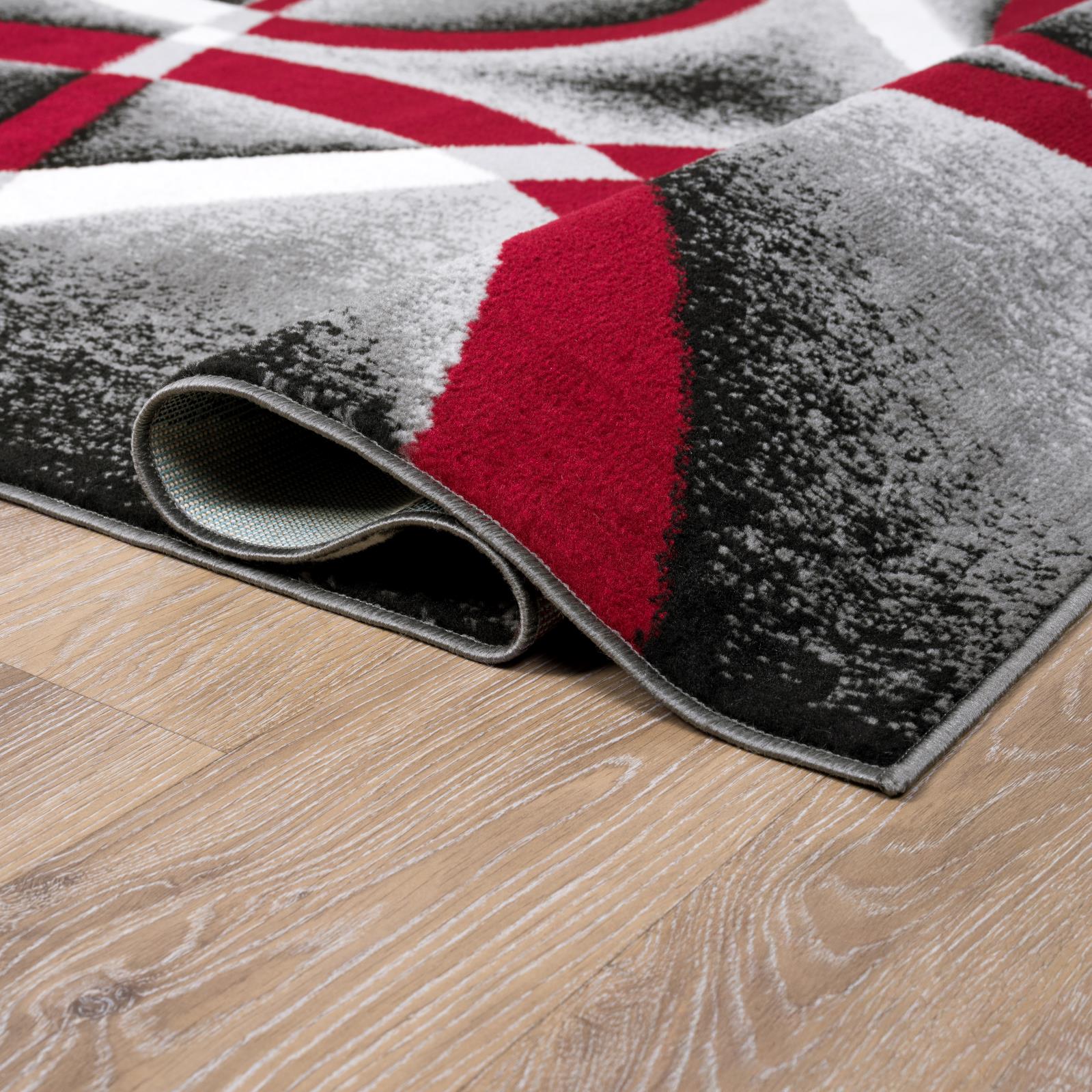 Waves WV03 Gray Area Rug — view 6