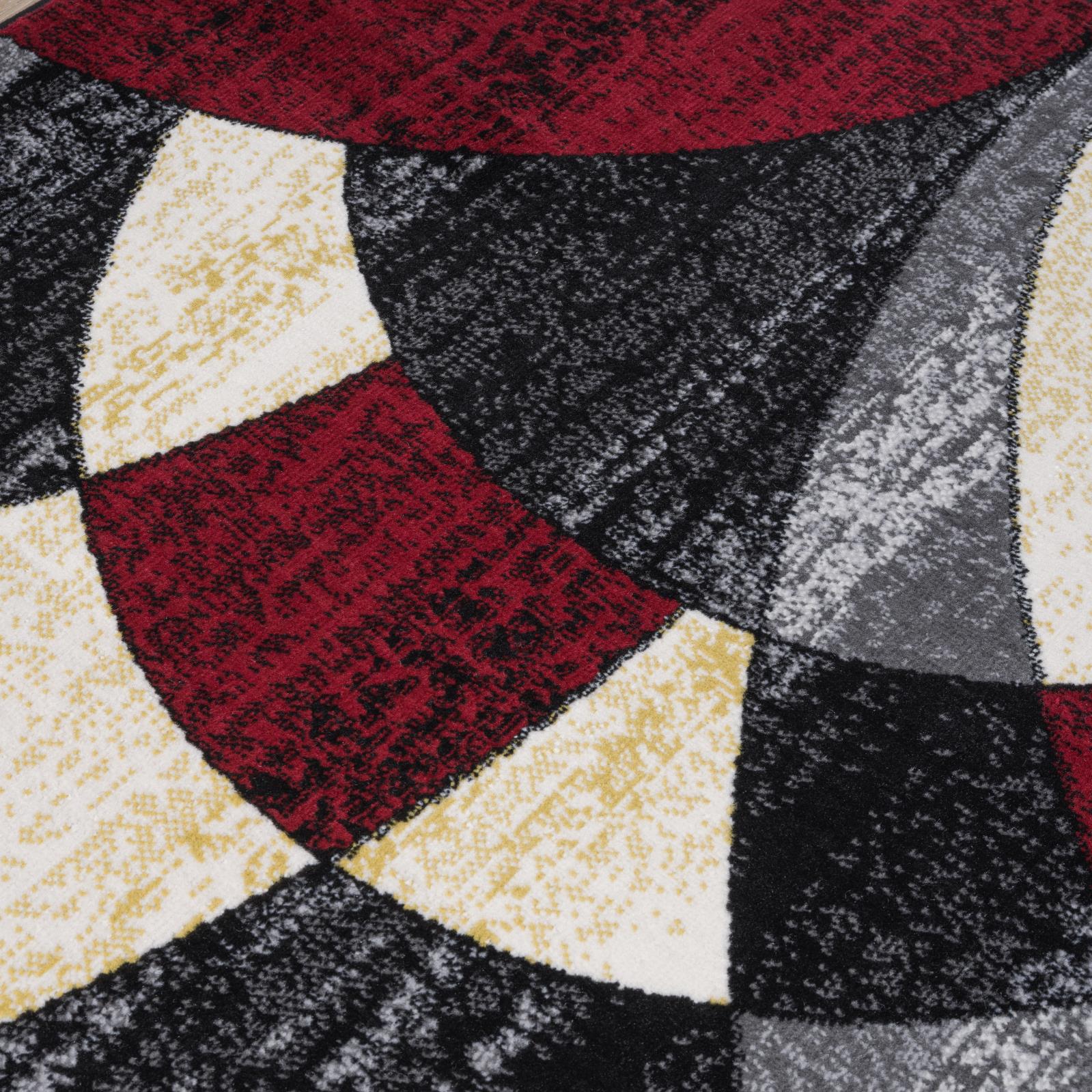 Waves WV01 Black Area Rug — view 5