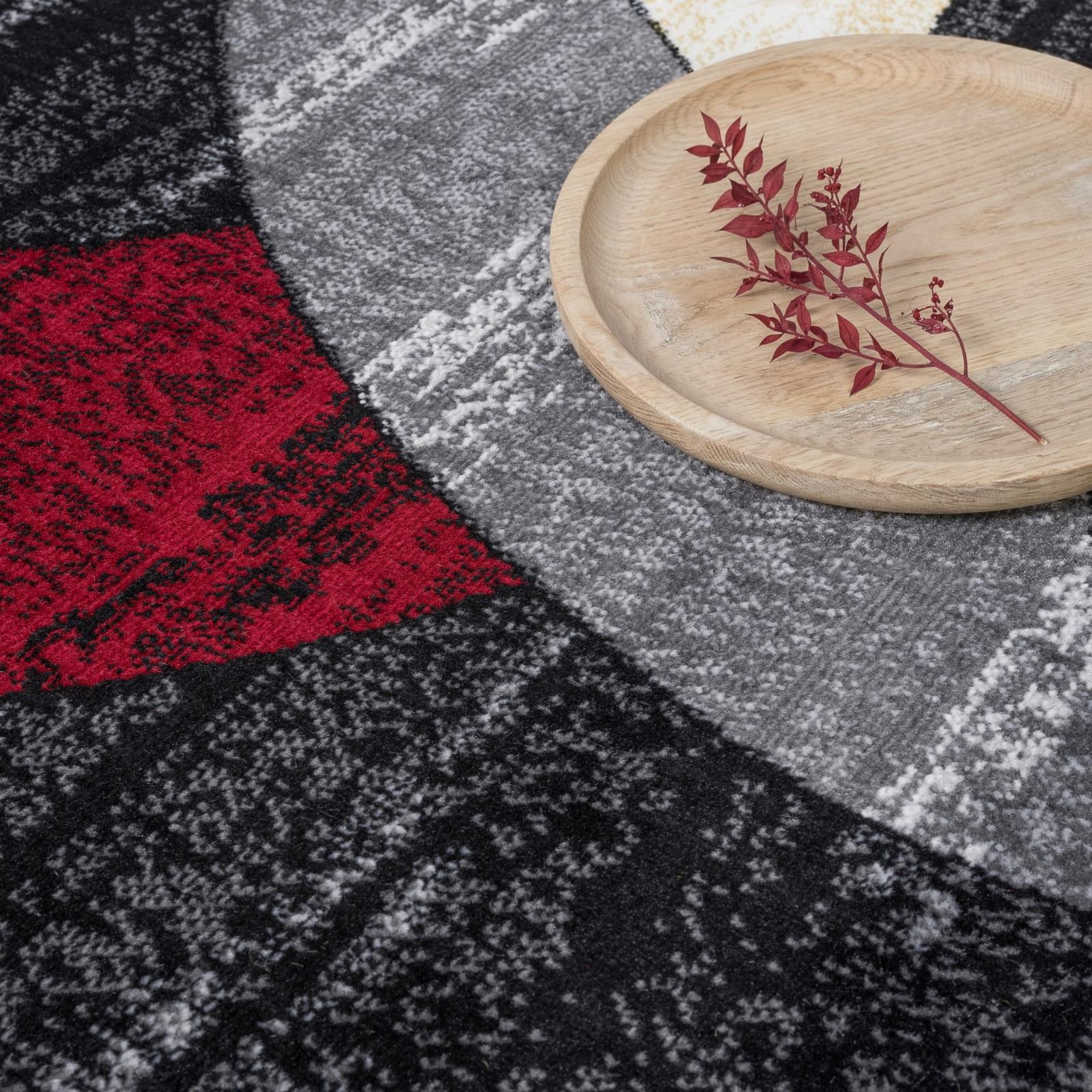 Waves WV01 Black Area Rug — view 3