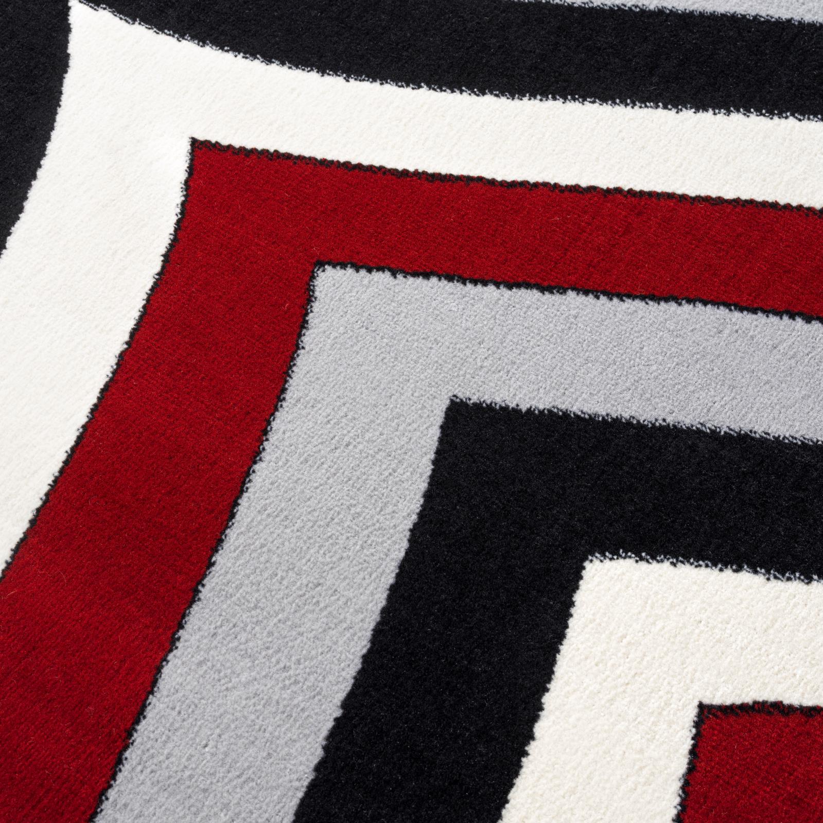 Waves WV02 Black Area Rug — view 3