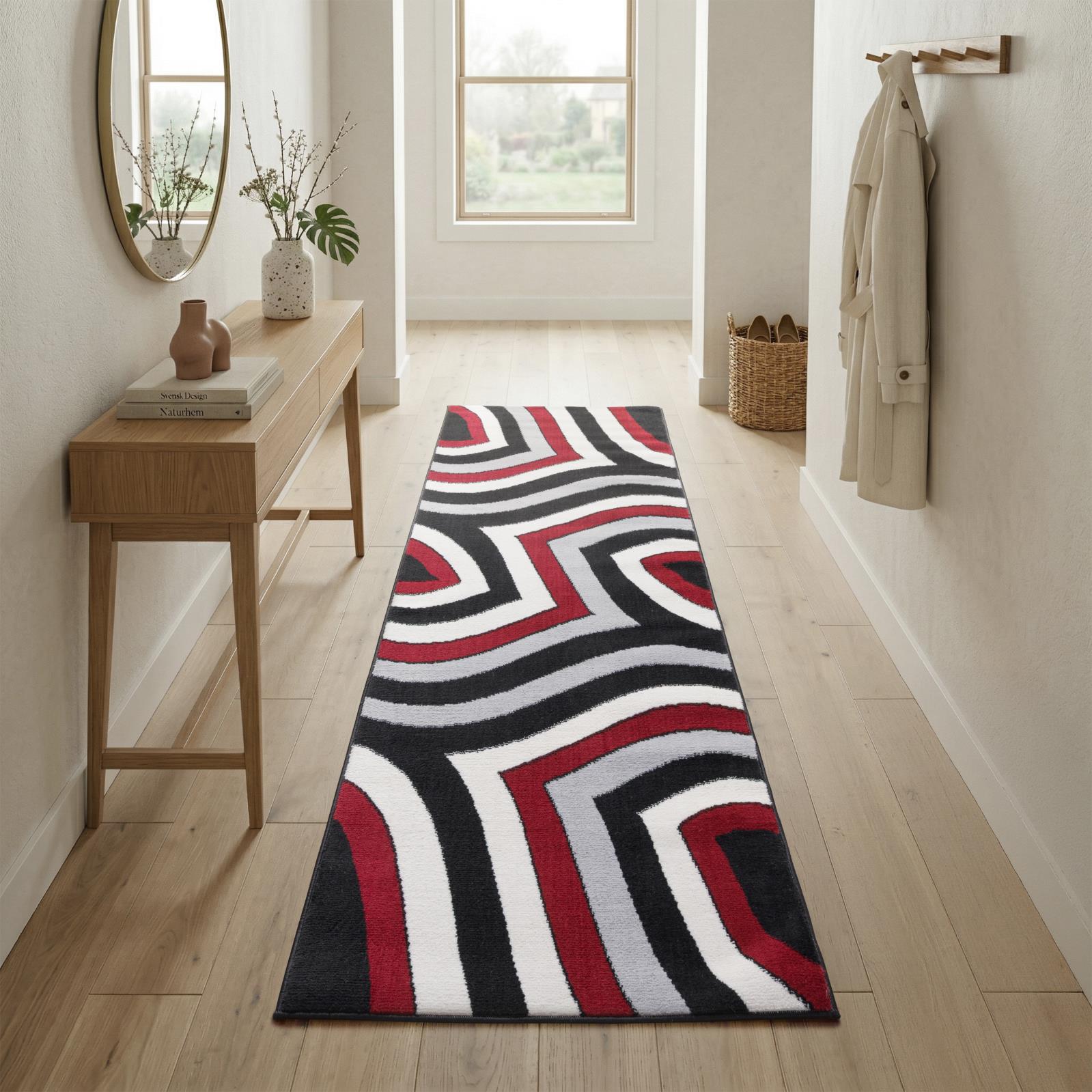Waves WV02 Black Area Rug — view 8