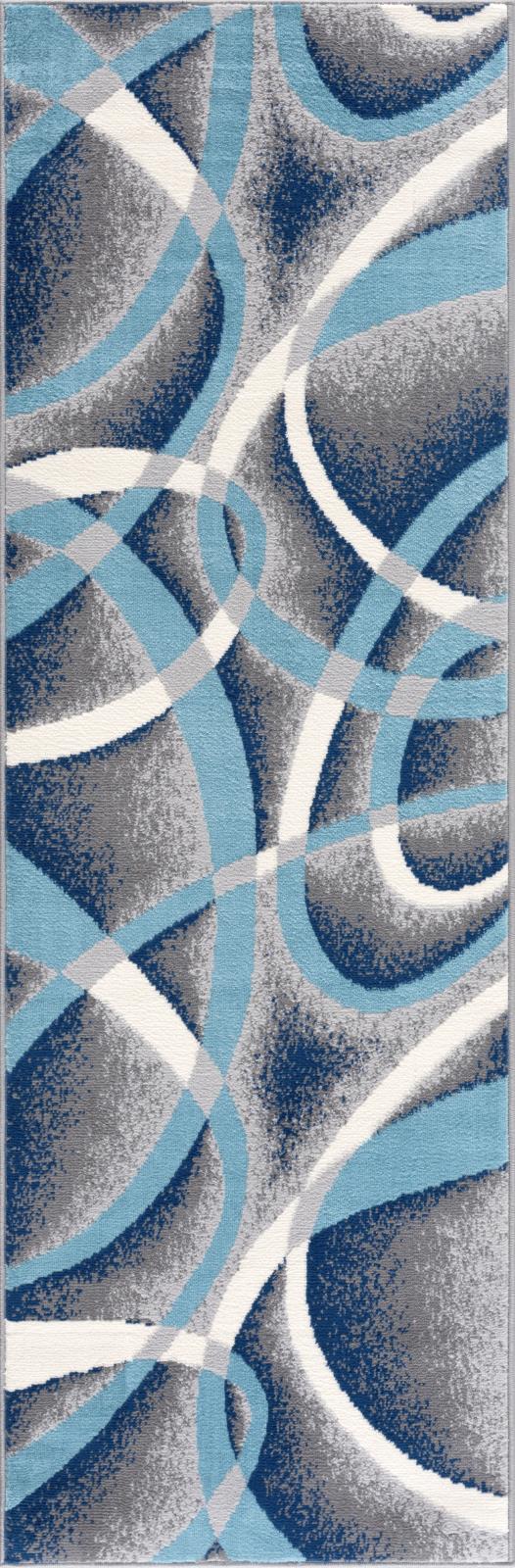 Waves WV05 Gray Area Rug — view 9
