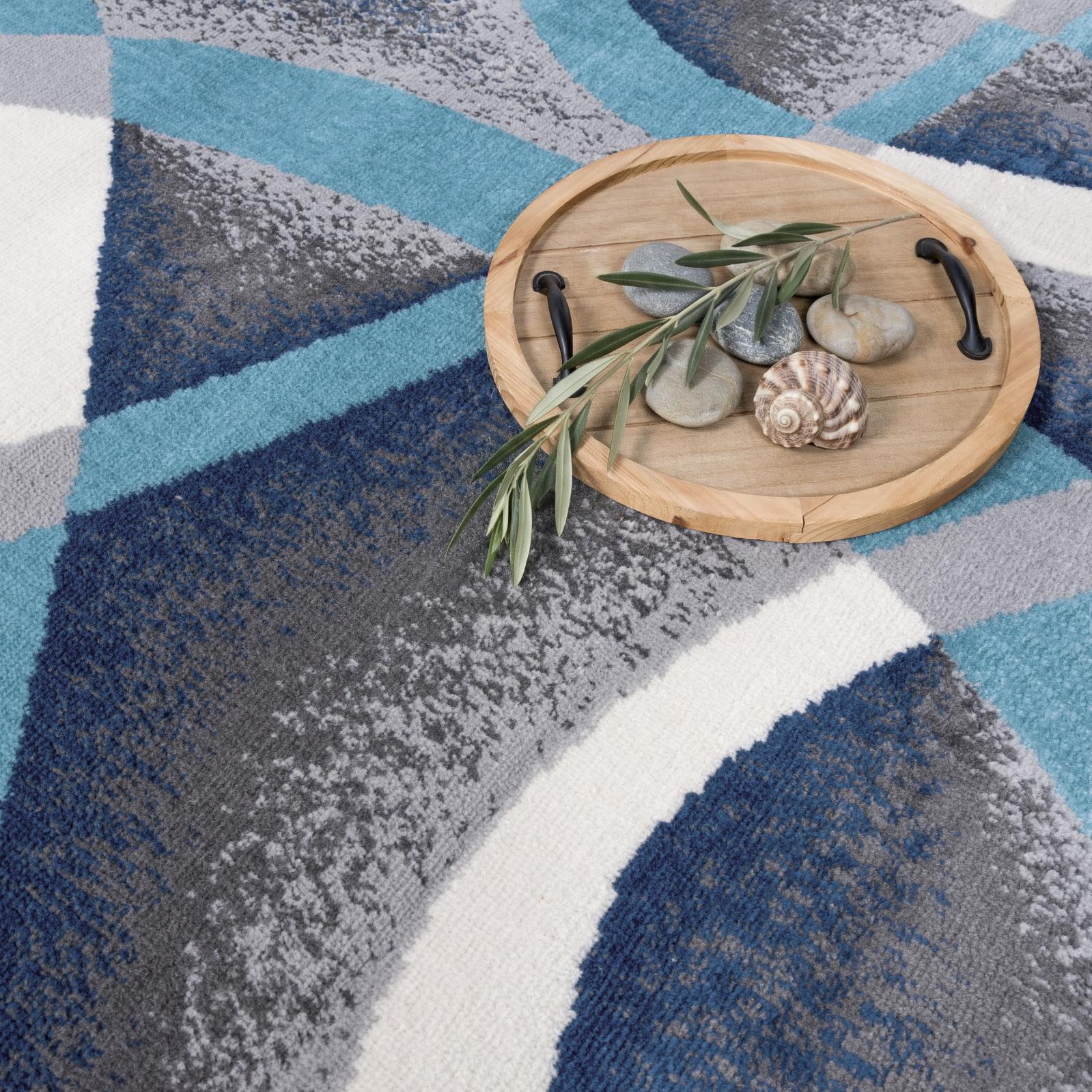 Waves WV05 Gray Area Rug — view 3