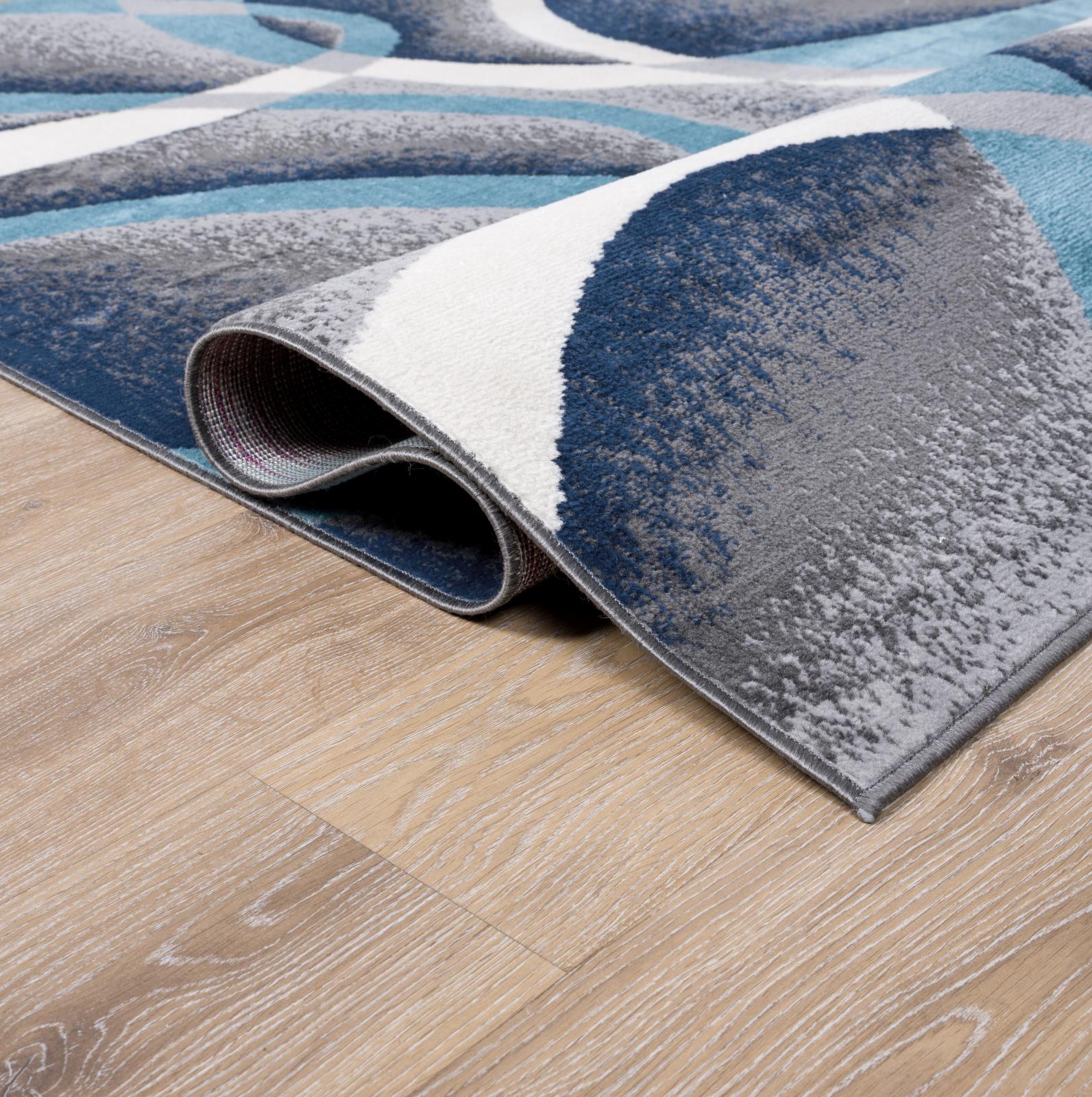Waves WV05 Gray Area Rug — view 4