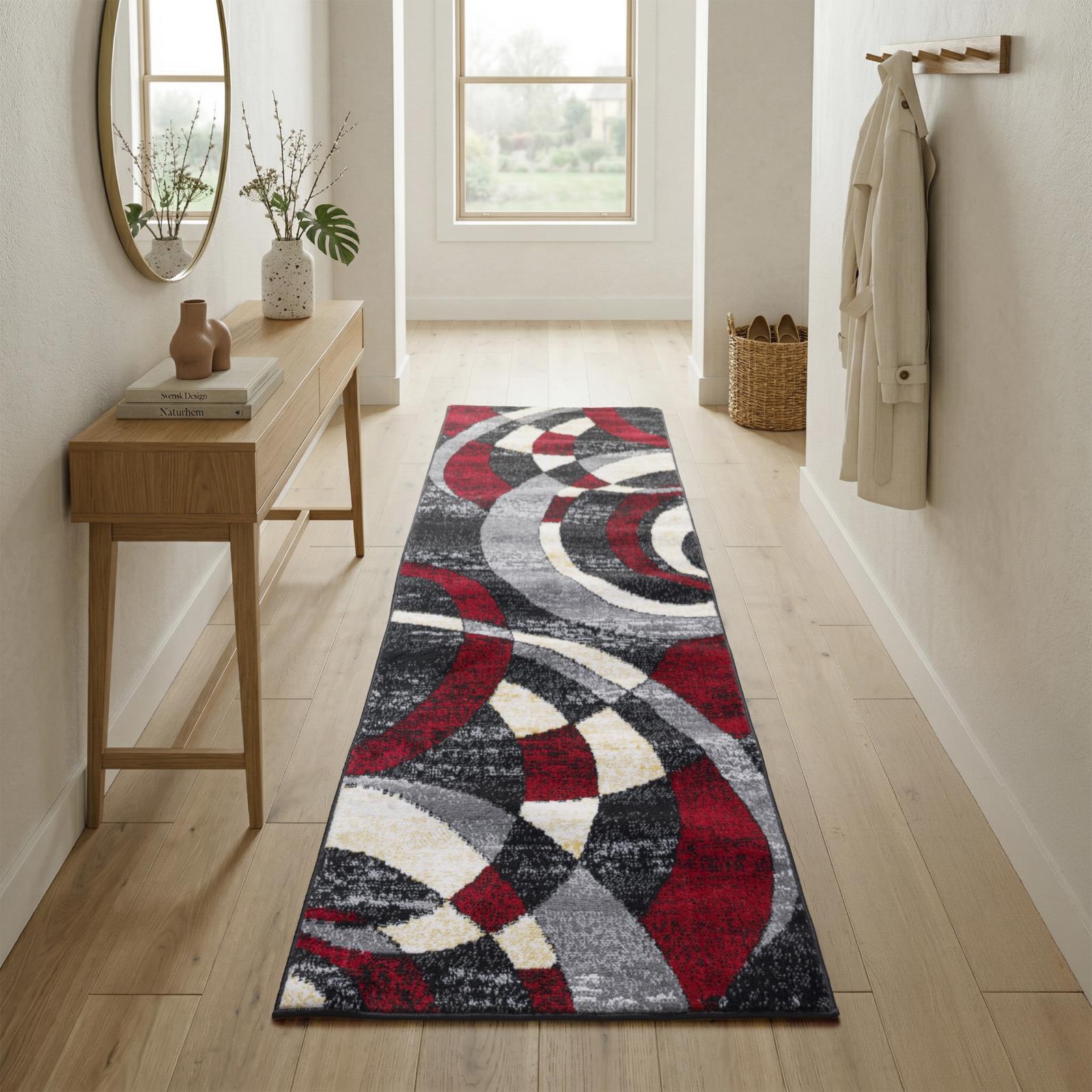 Waves WV01 Black Area Rug — view 8