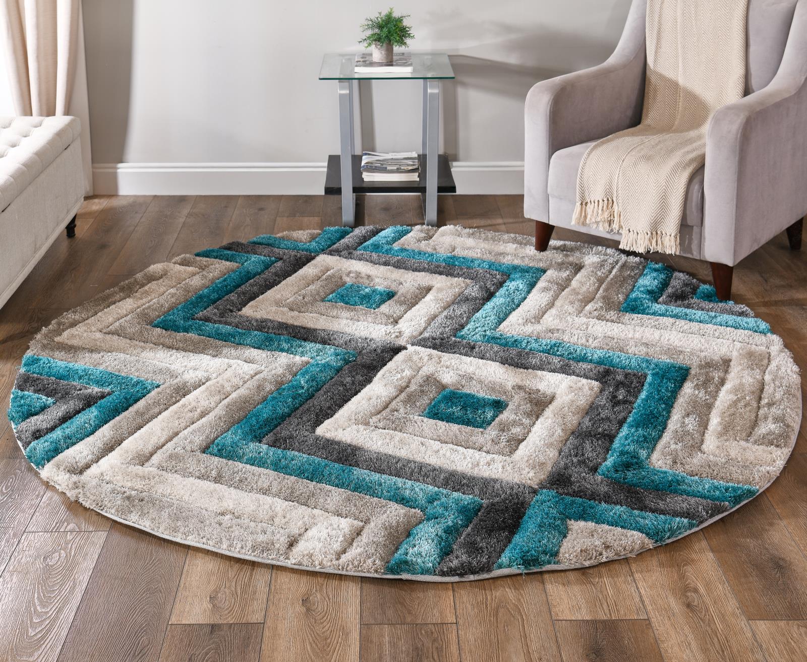 Mateos MS60 Multicolor Shag Rug — view 2