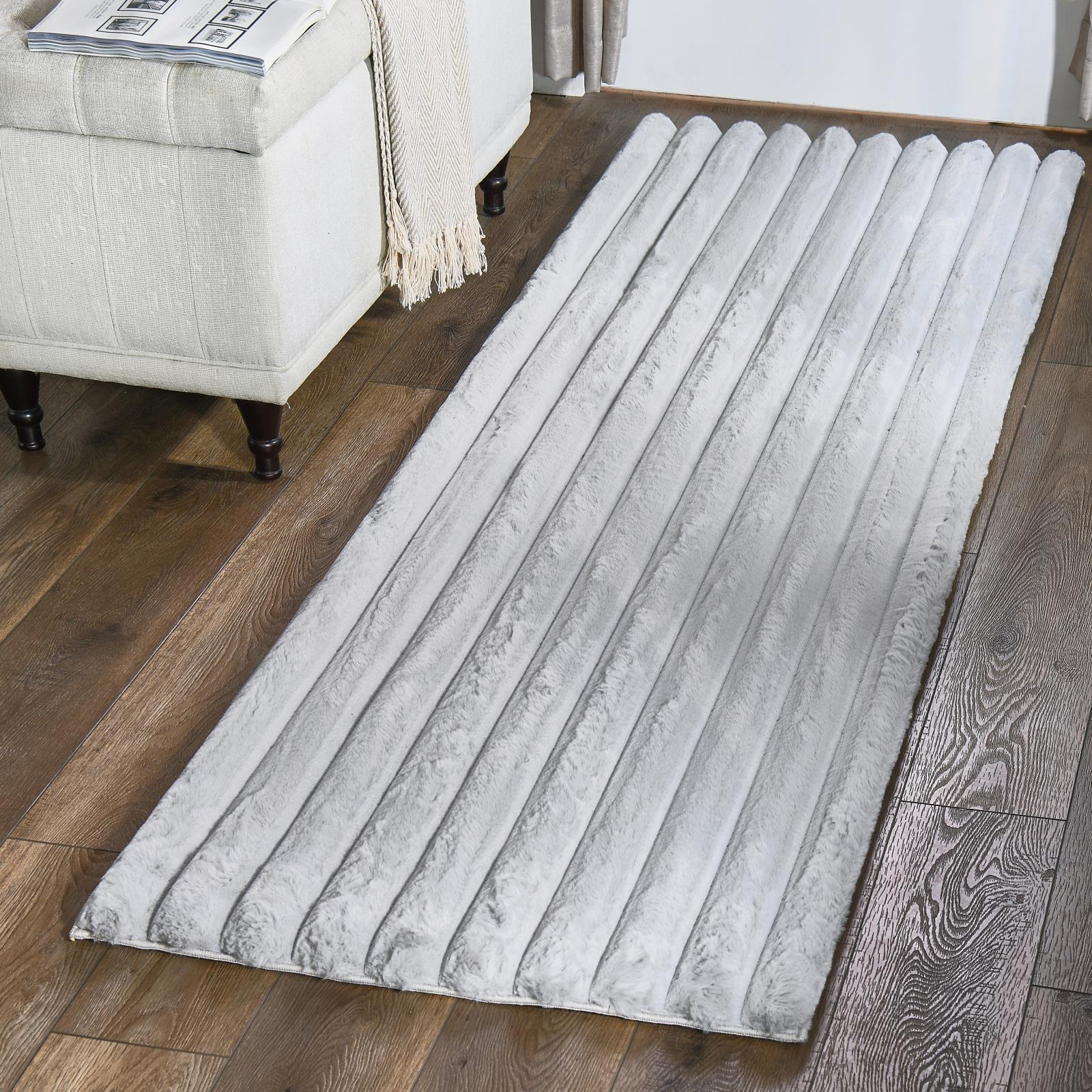 Madrid MD02 Silver Shag Rug — view 6