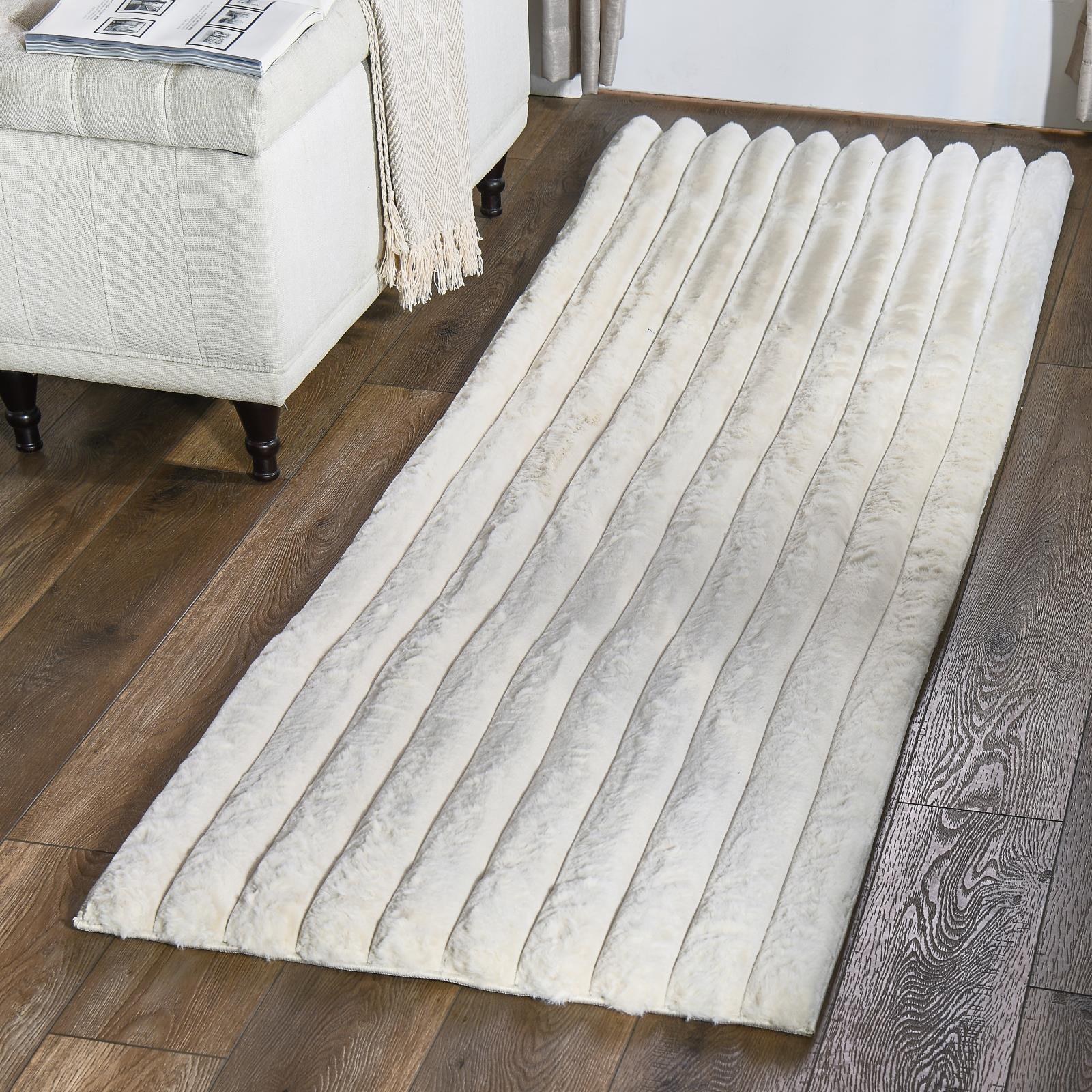 Madrid MD03 Beige Shag Rug — view 6