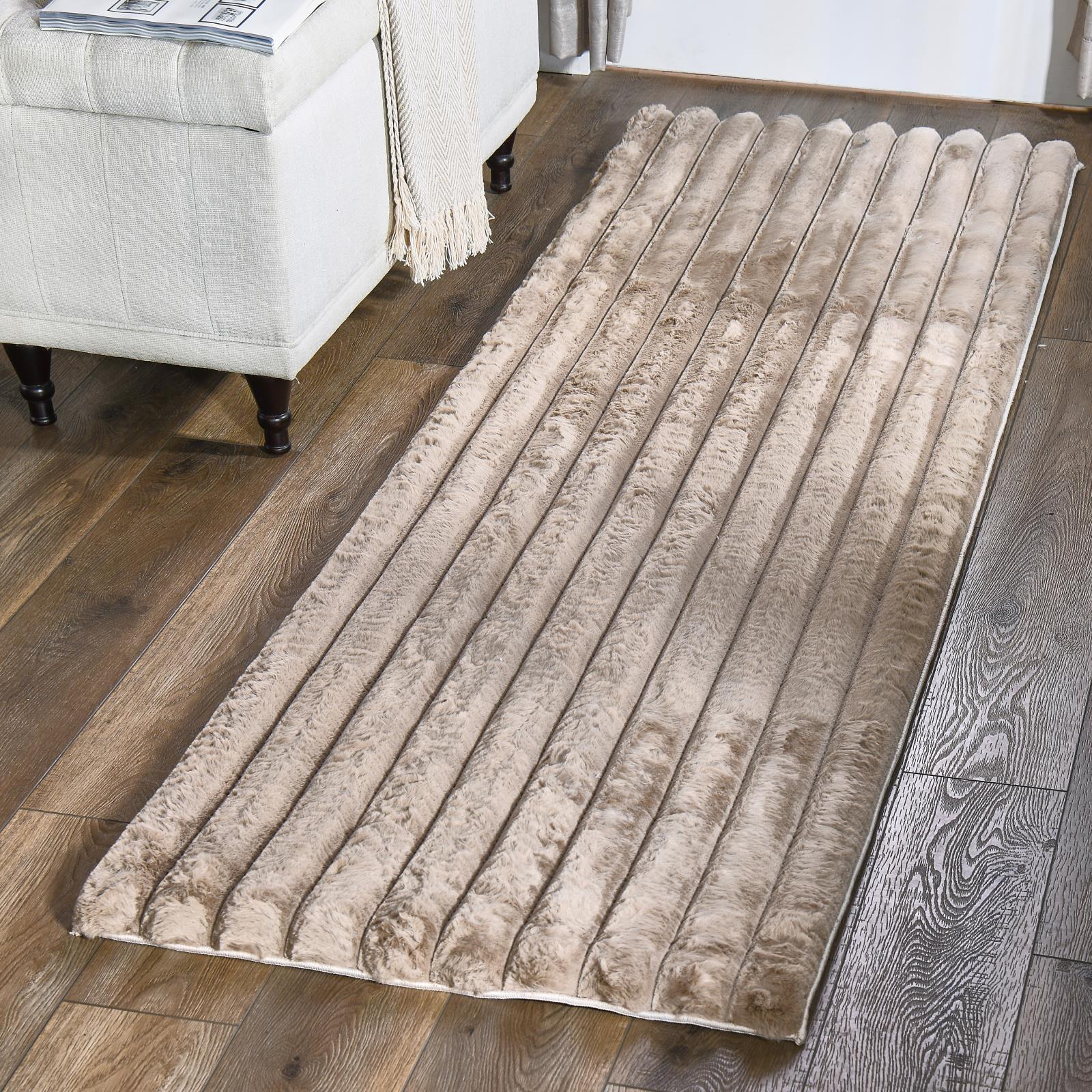 Madrid MD04 Taupe Shag Rug — view 6