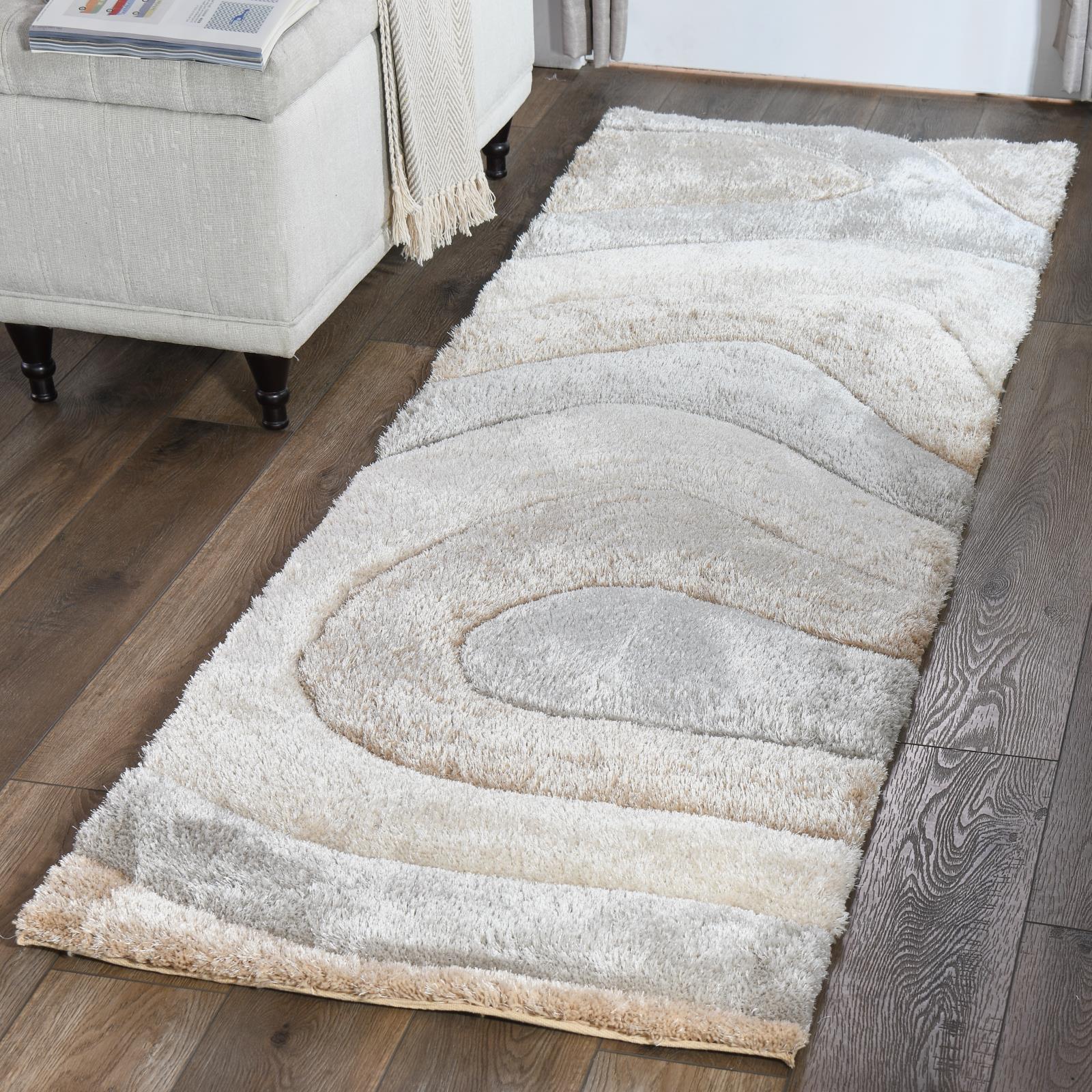 Mateos MS64 Light Gray Shag Rug — view 12