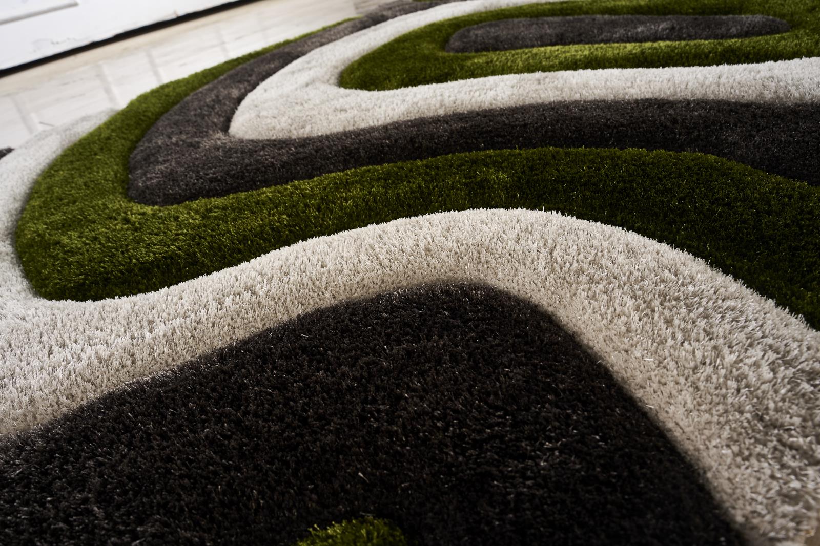 Mateos MS75 Green Shag Rug — view 11