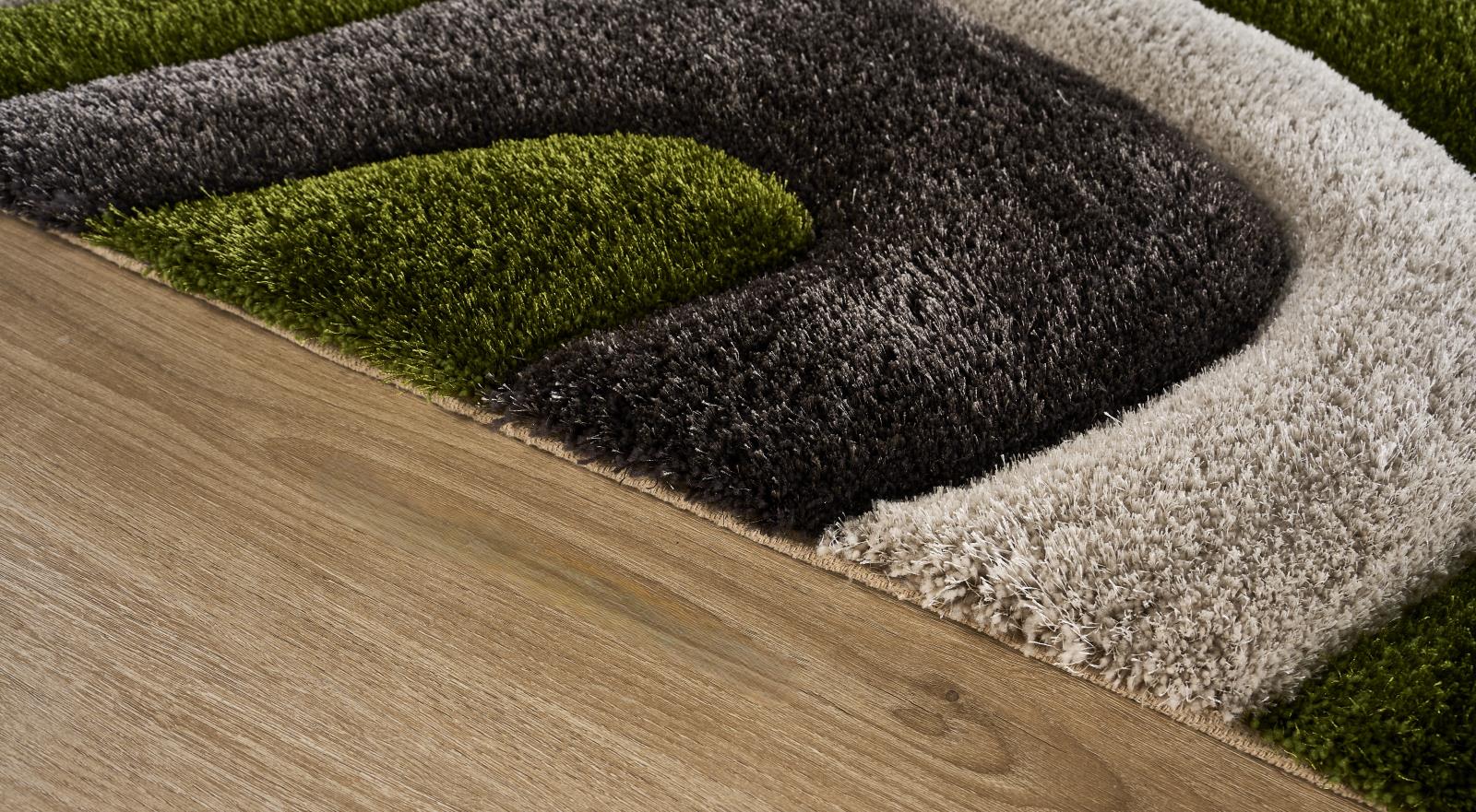 Mateos MS75 Green Shag Rug — view 10