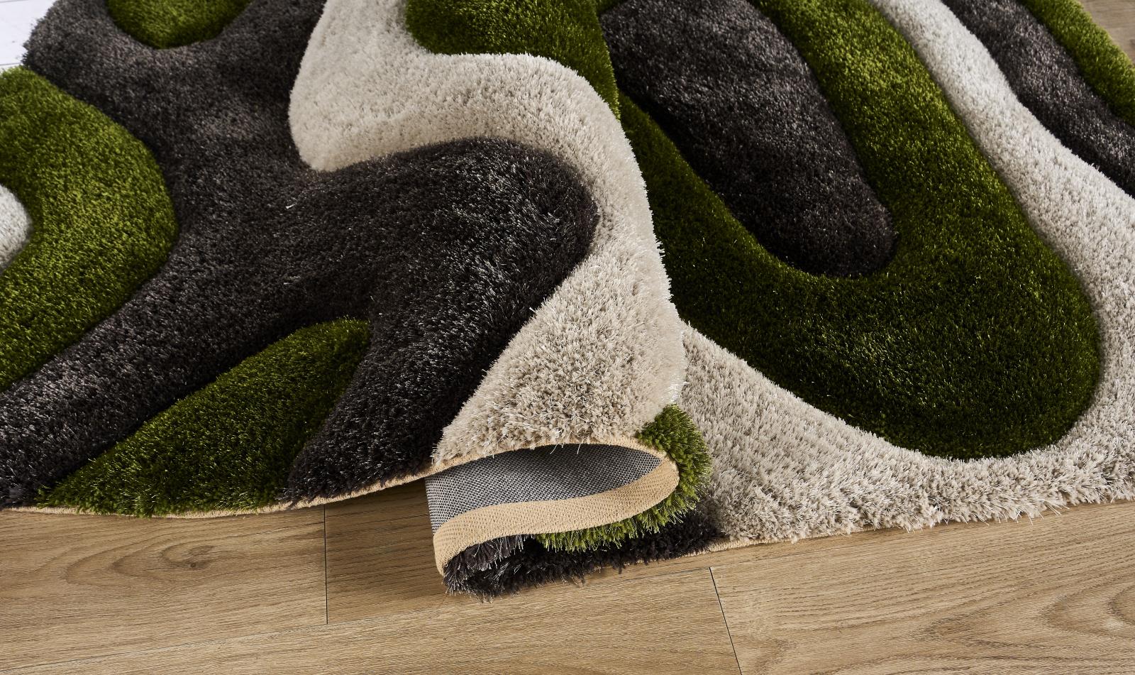 Mateos MS75 Green Shag Rug — view 9