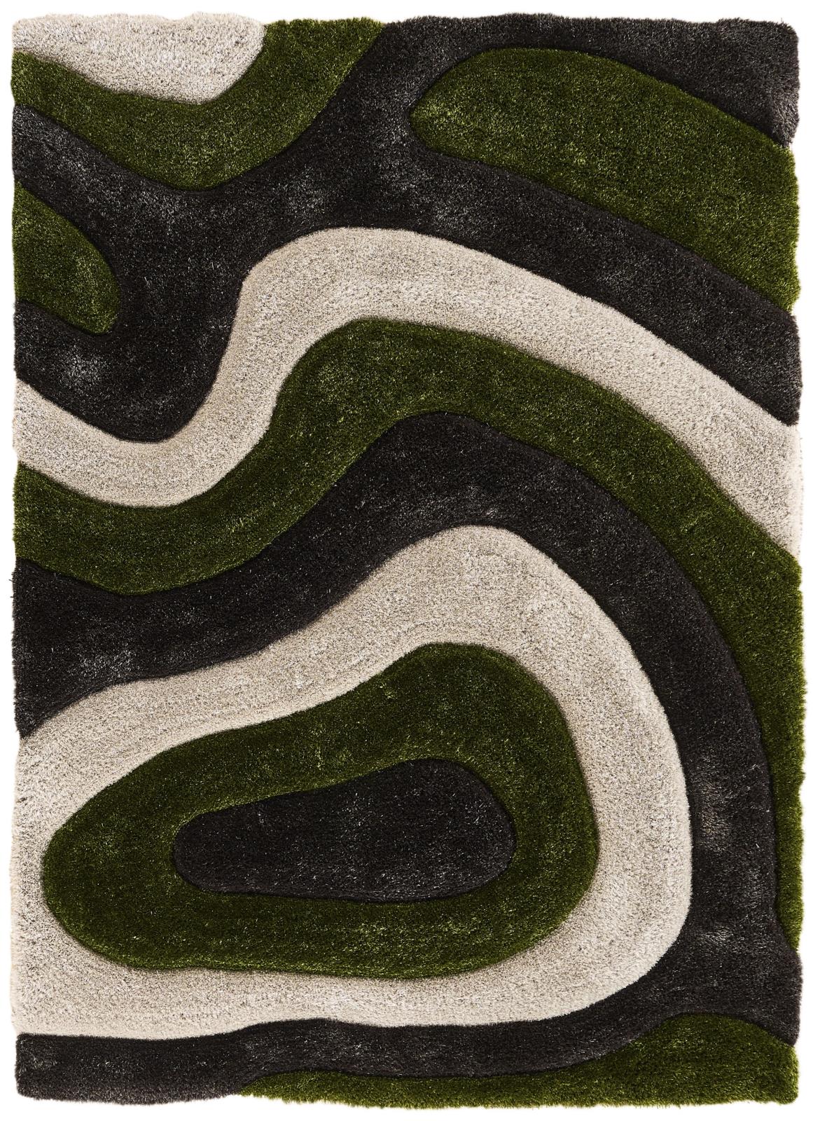 Mateos MS75 Green Shag Rug — view 4