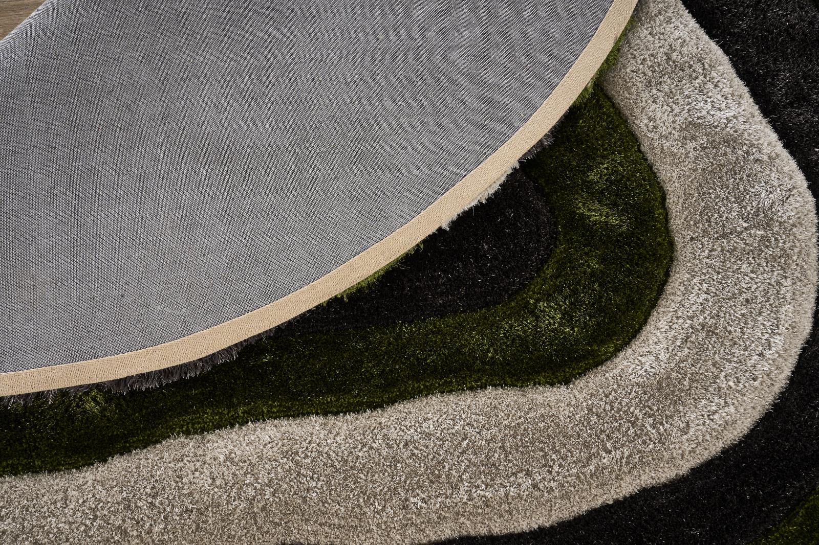 Mateos MS75 Green Shag Rug — view 12