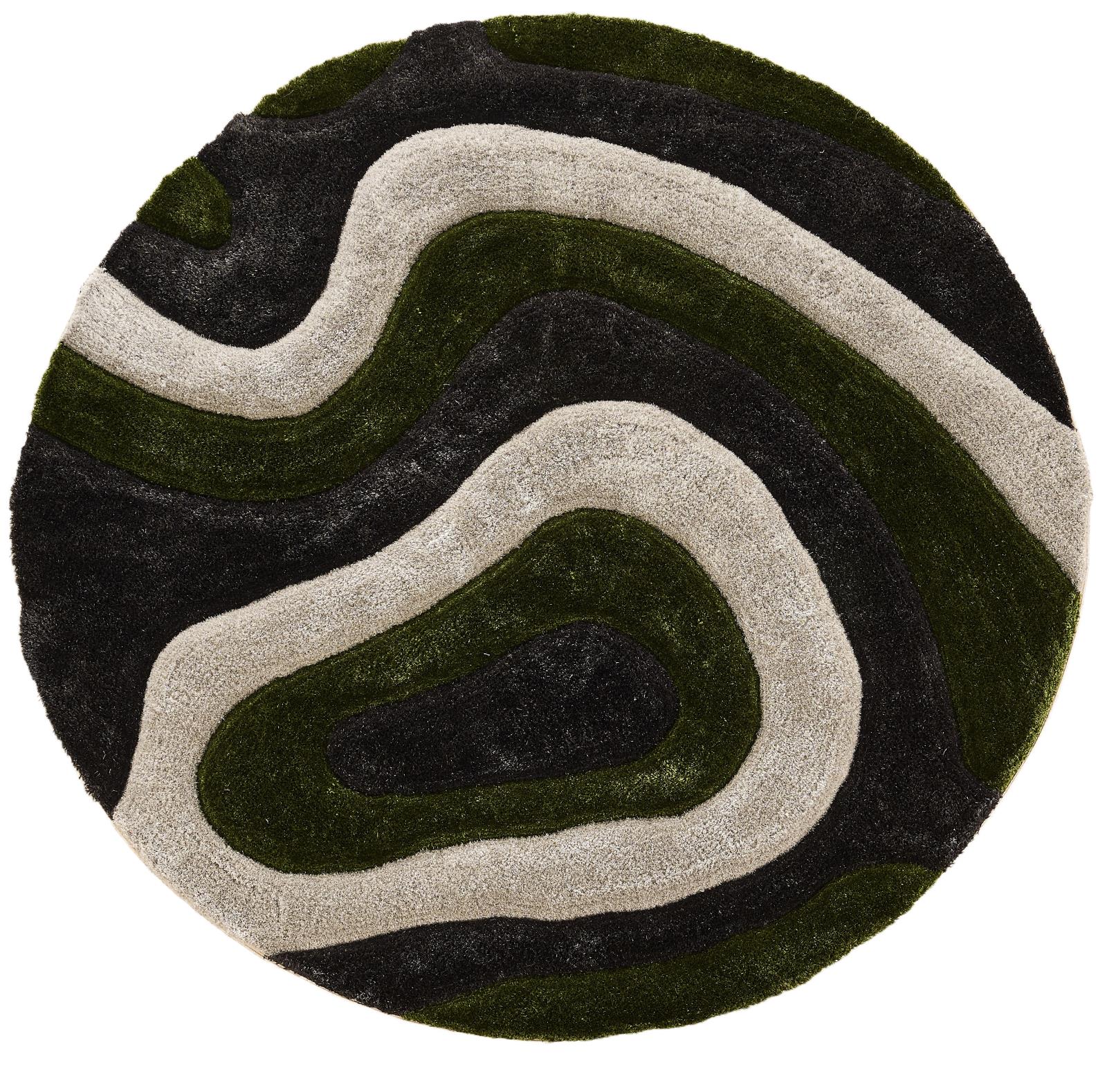 Mateos MS75 Green Shag Rug — view 6