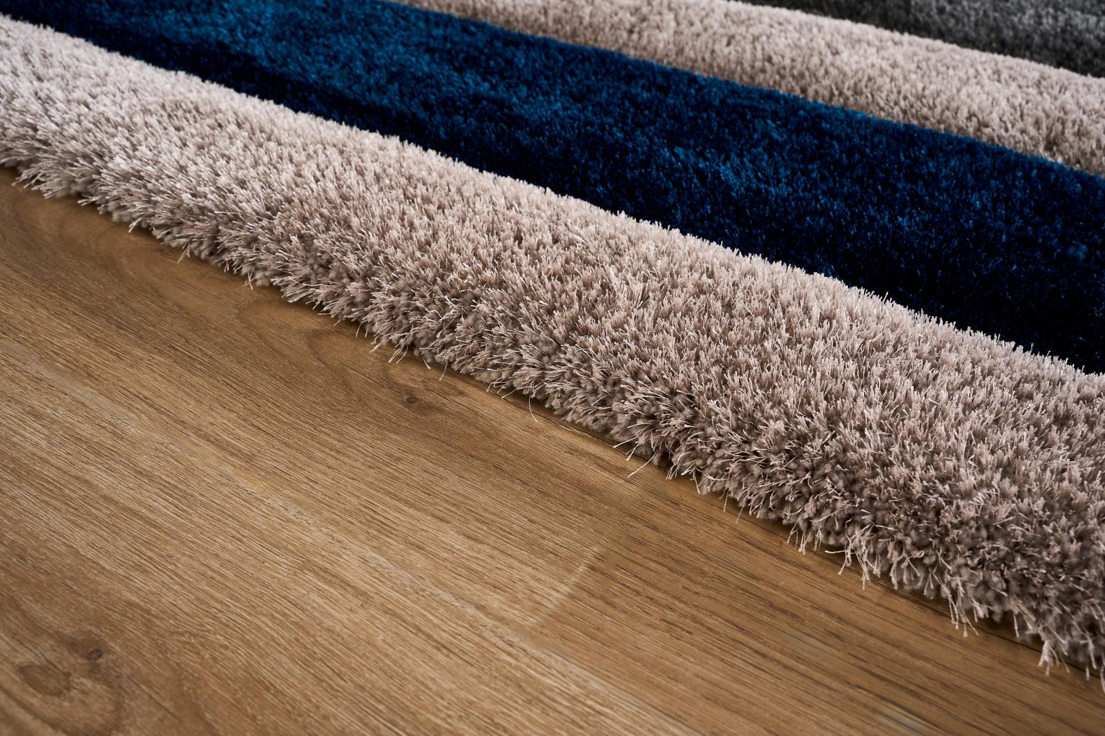 Mateos MS77 Navy Blue Shag Rug — view 9
