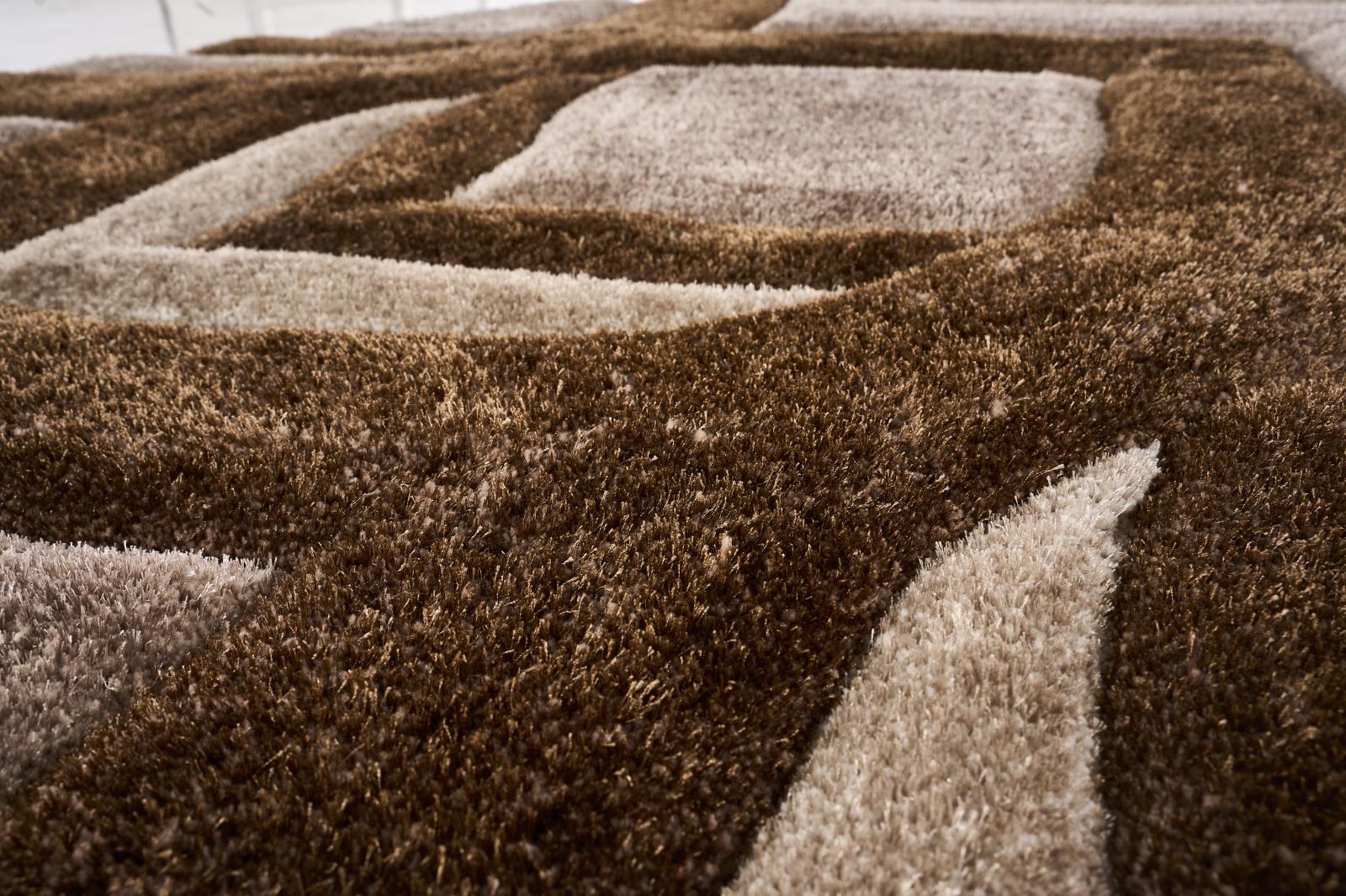 Mateos MS78 Brown Shag Rug — view 10
