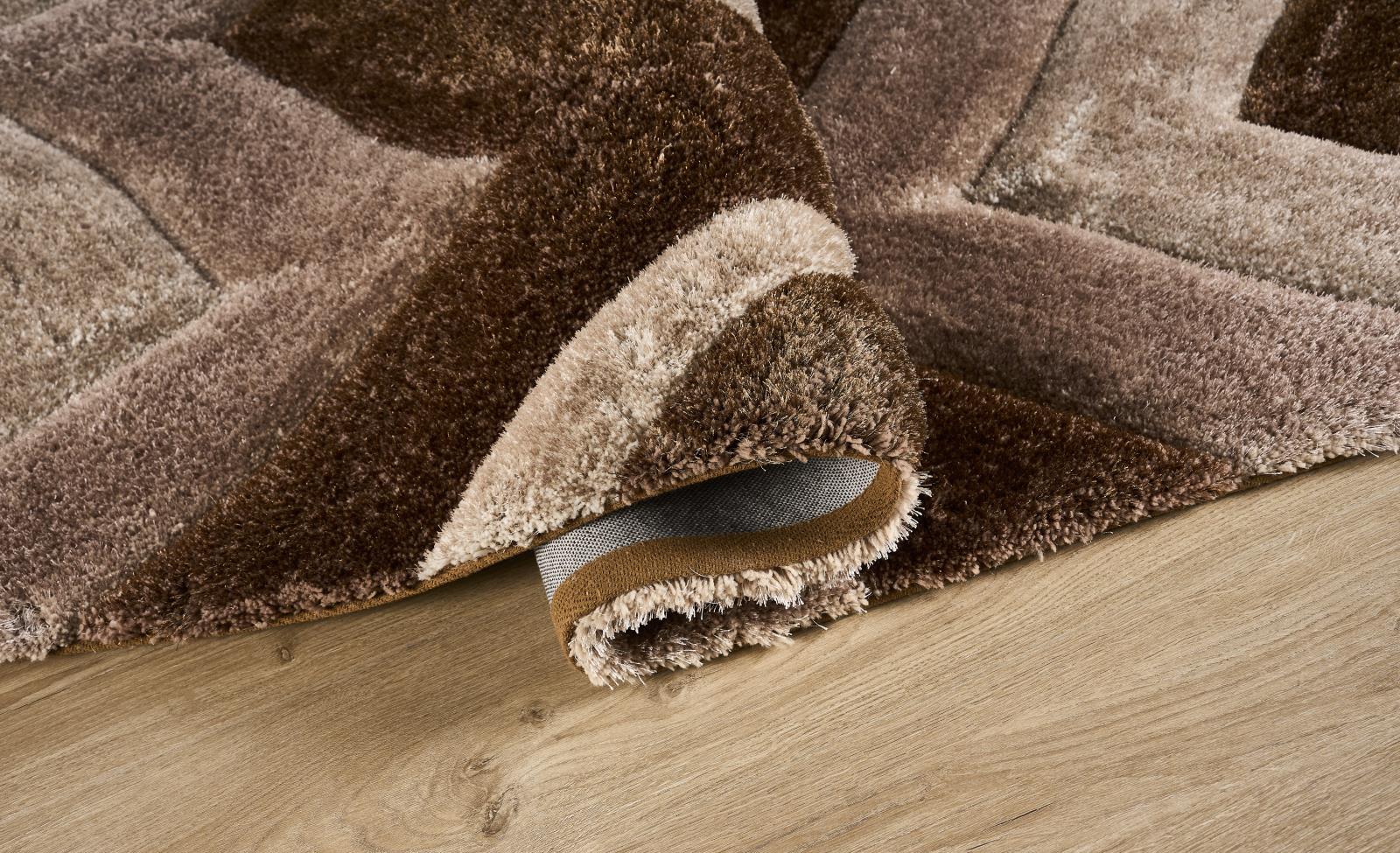 Mateos MS78 Brown Shag Rug — view 9