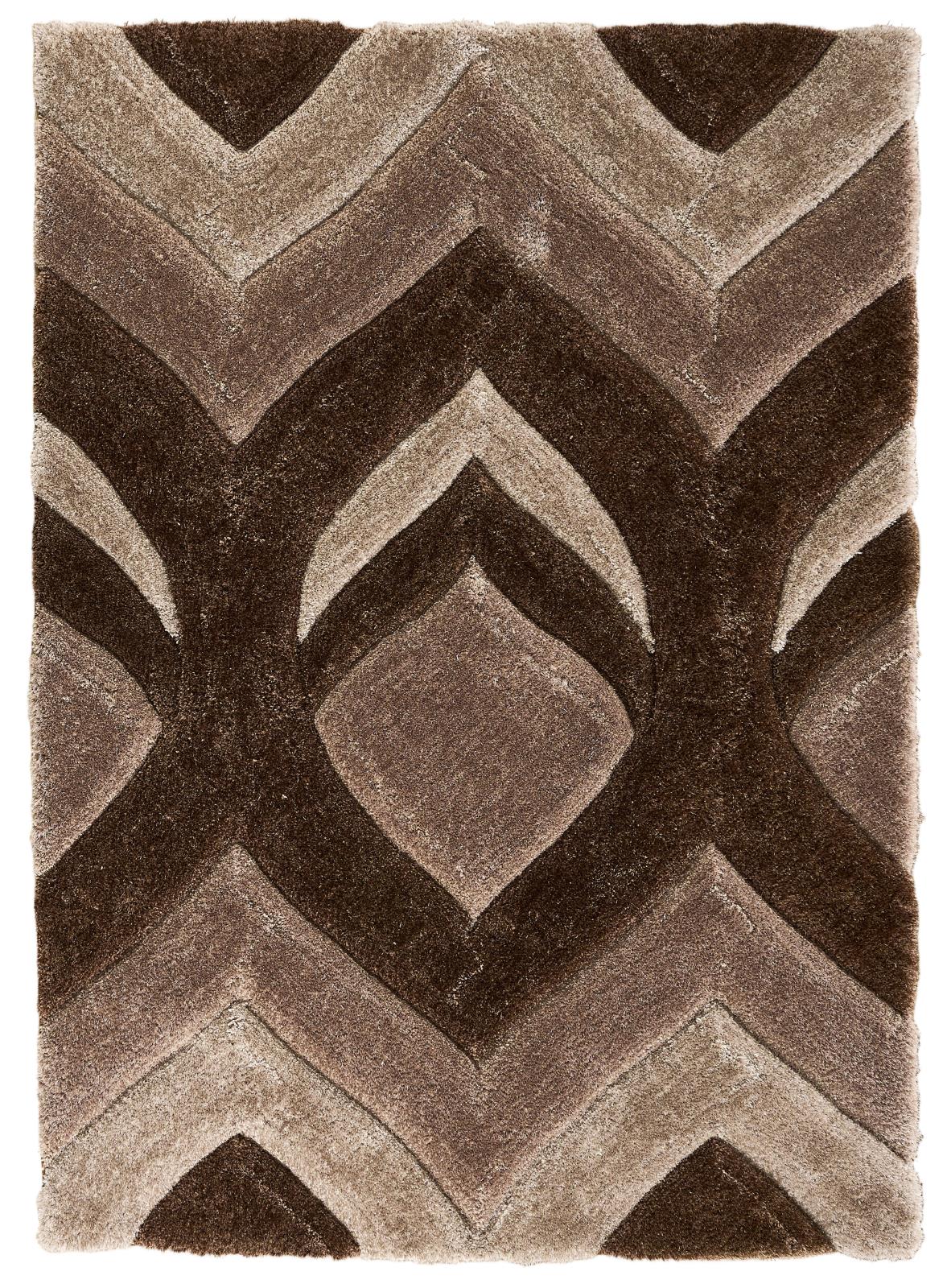 Mateos MS78 Brown Shag Rug — view 4