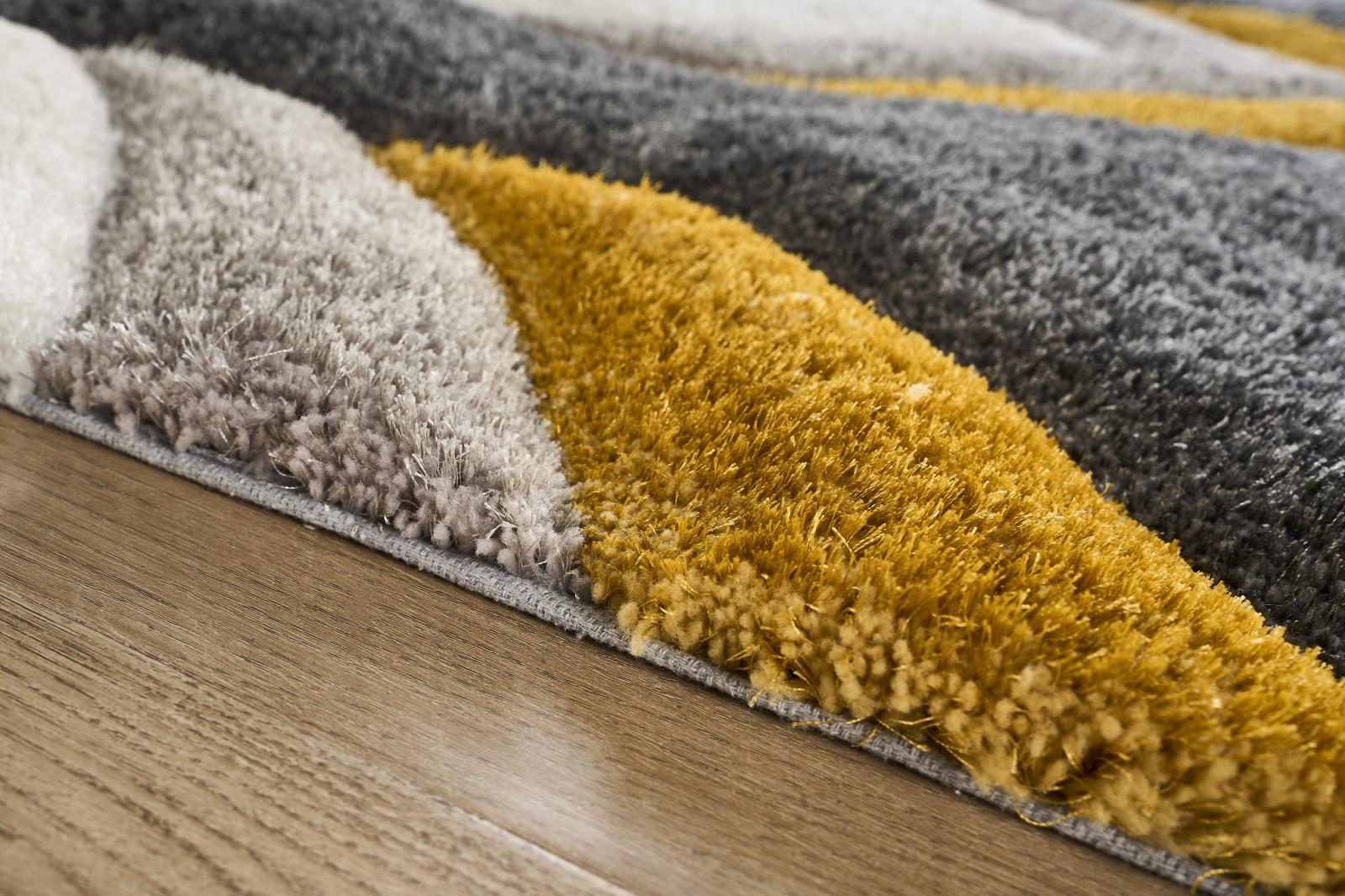 Mateos MS79 Gray Shag Rug — view 11