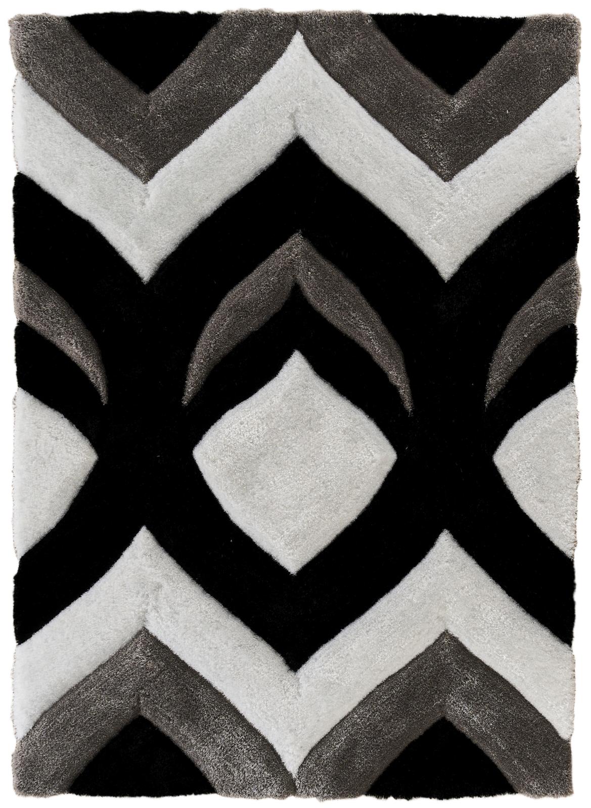 Mateos MS80 Black Shag Rug — view 4