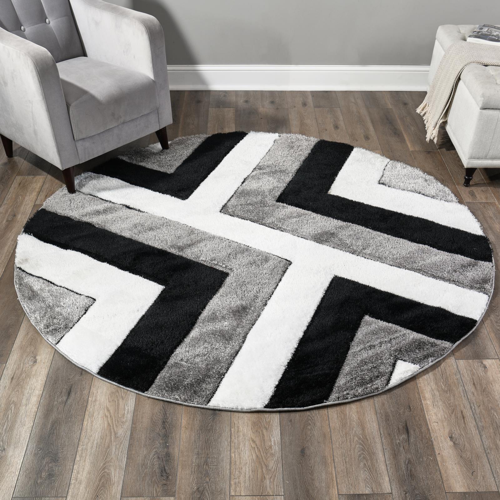Santorini SA03 Multicolor Shag Rug