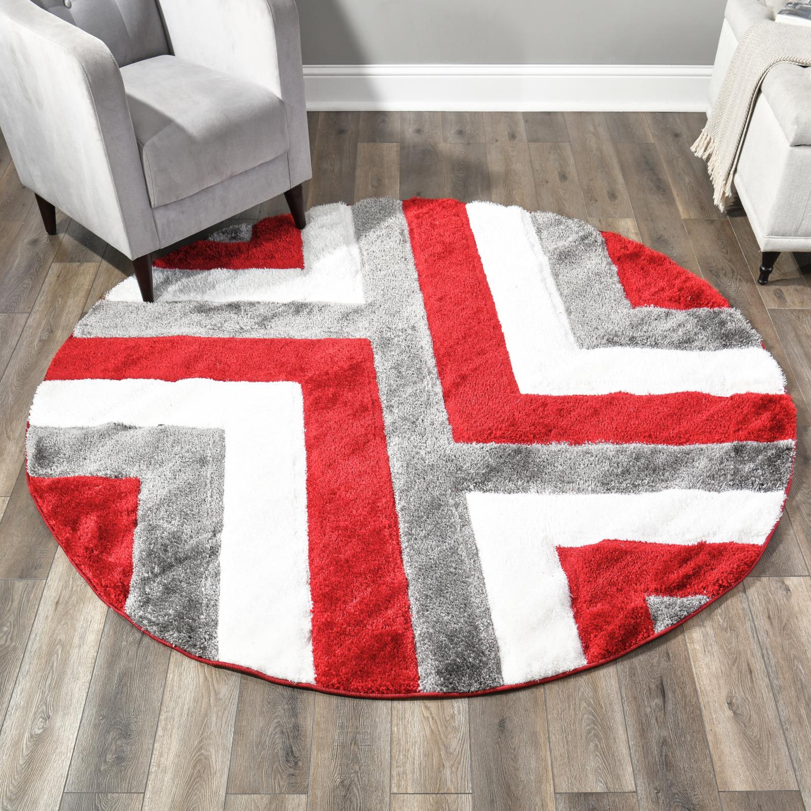 Santorini SA04 Multicolor Shag Rug